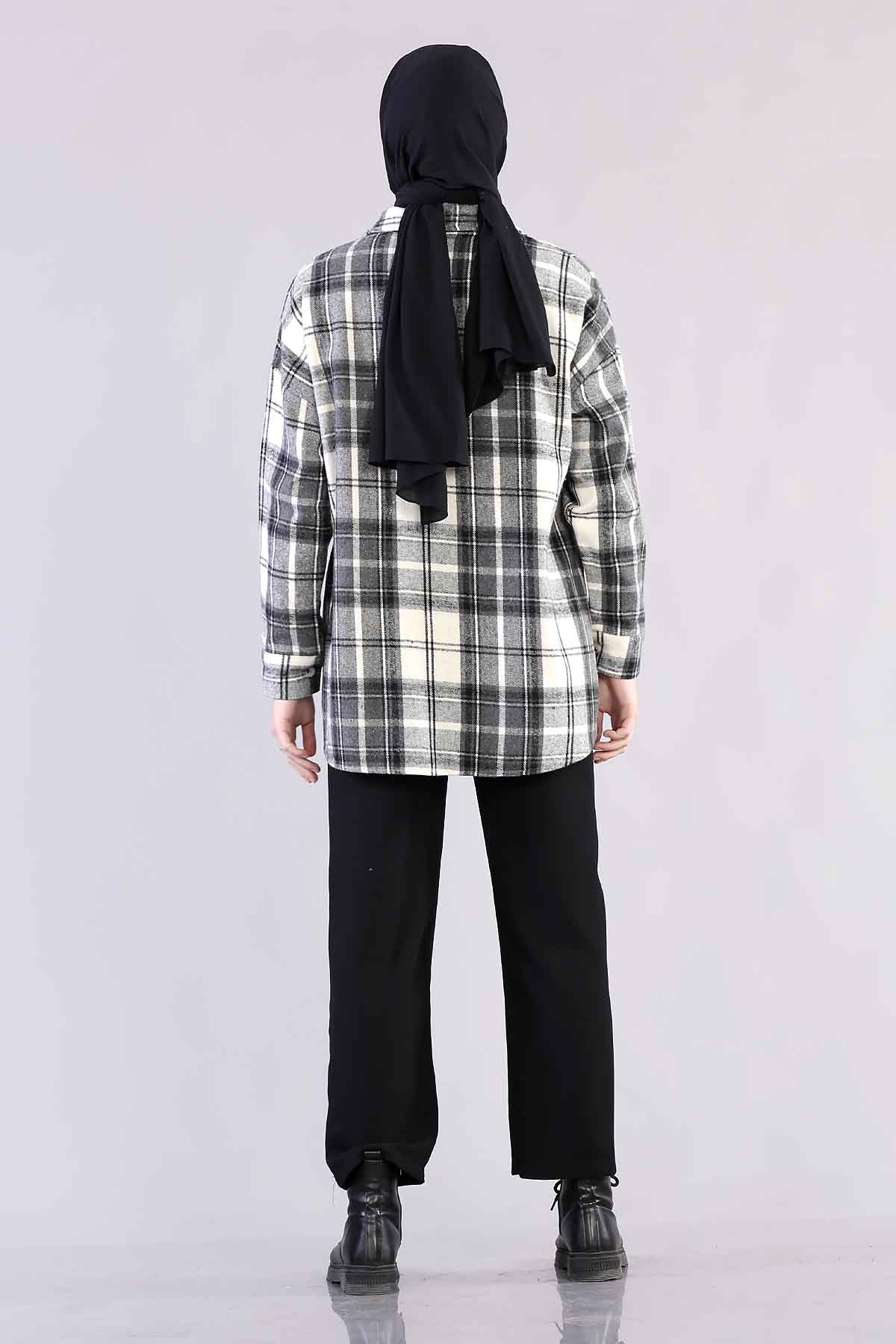 3746 Oduncu Gömlek Tek - Siyah - 4