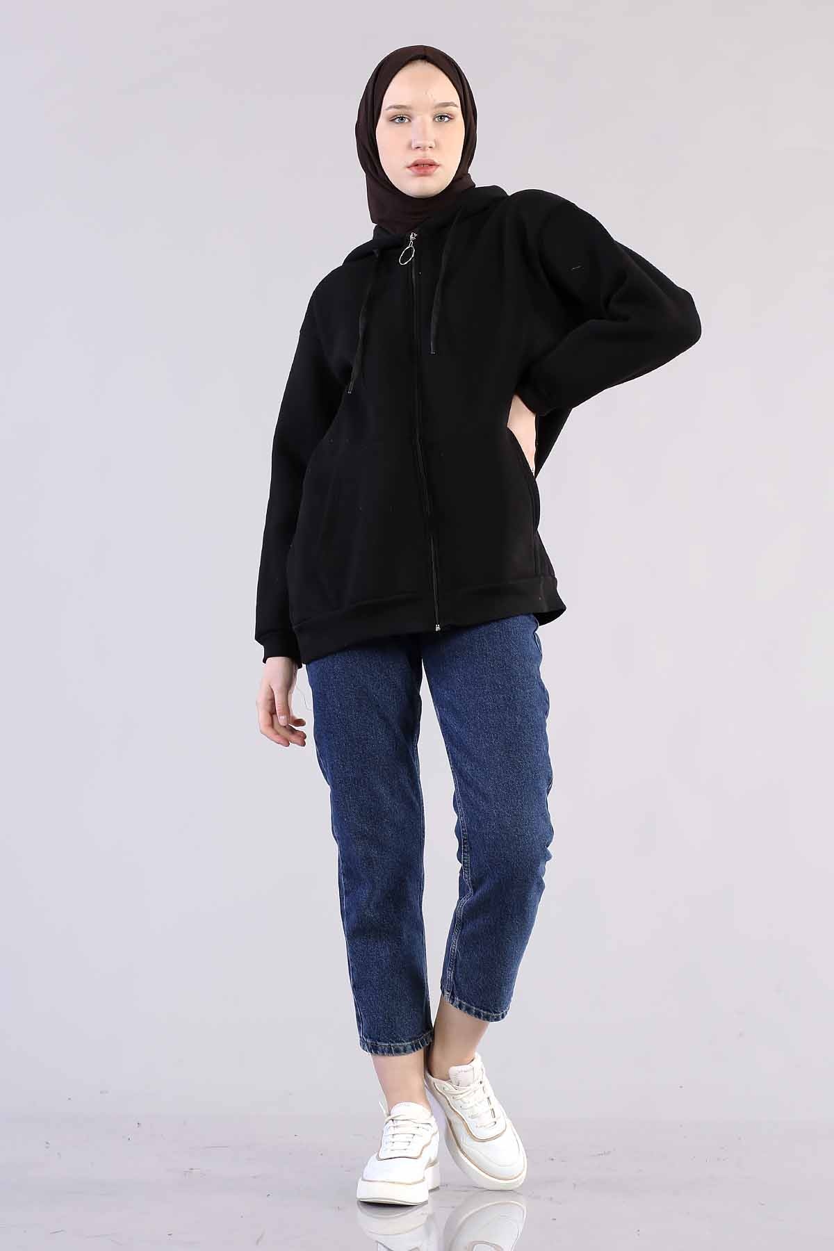 3753 Cepli Hirka Tek - Siyah - 2