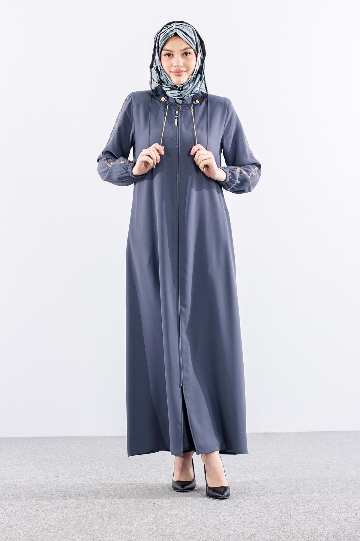 378 Ferace 42-52 Leopar Garni - Gri - 1