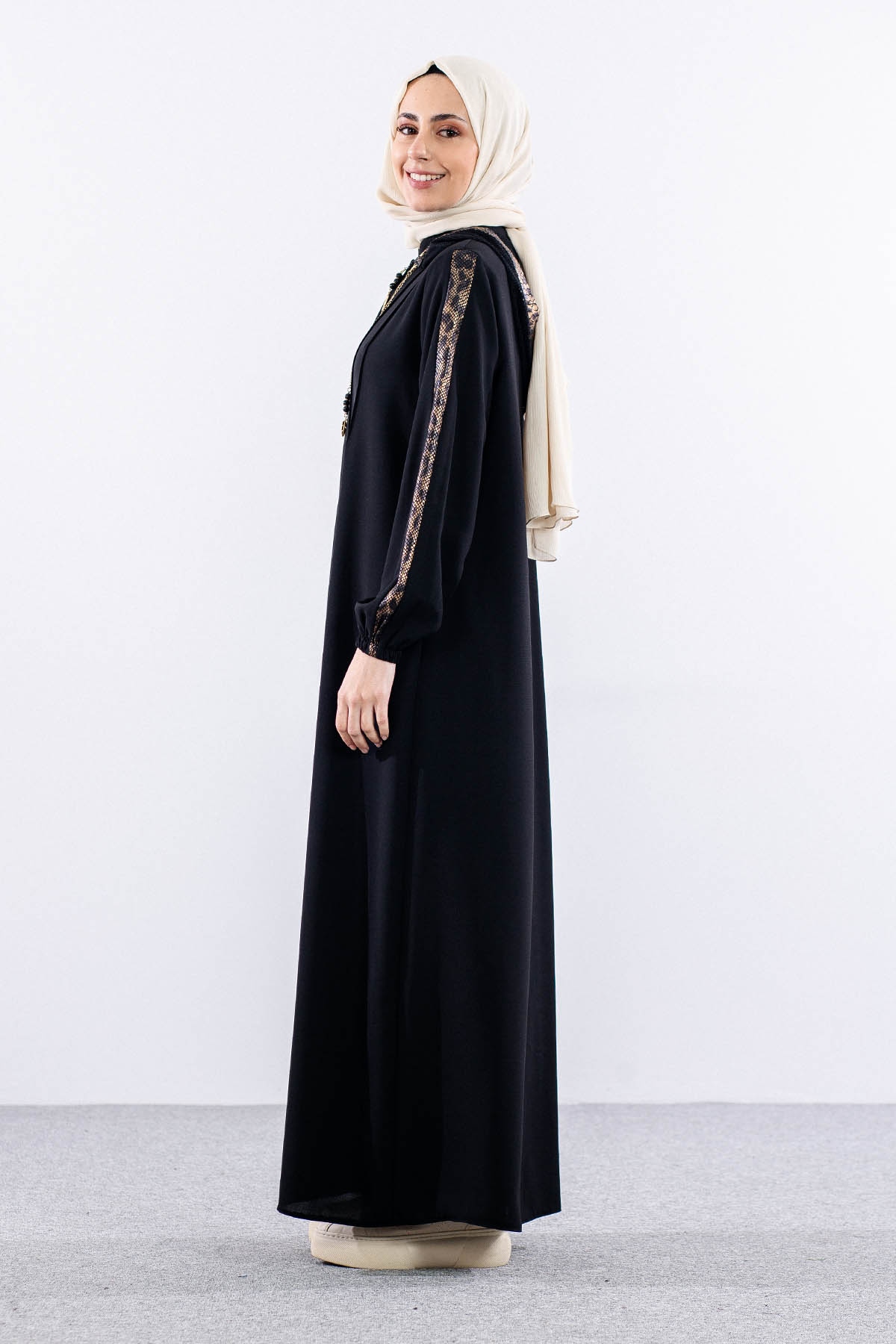 378 Ferace 42-52 - Siyah - 4