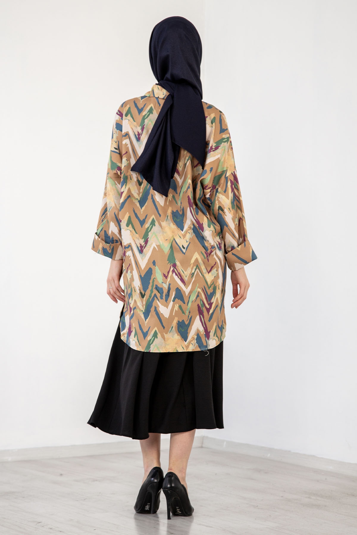 3846 Tunik 38-44 - Hardal - 5