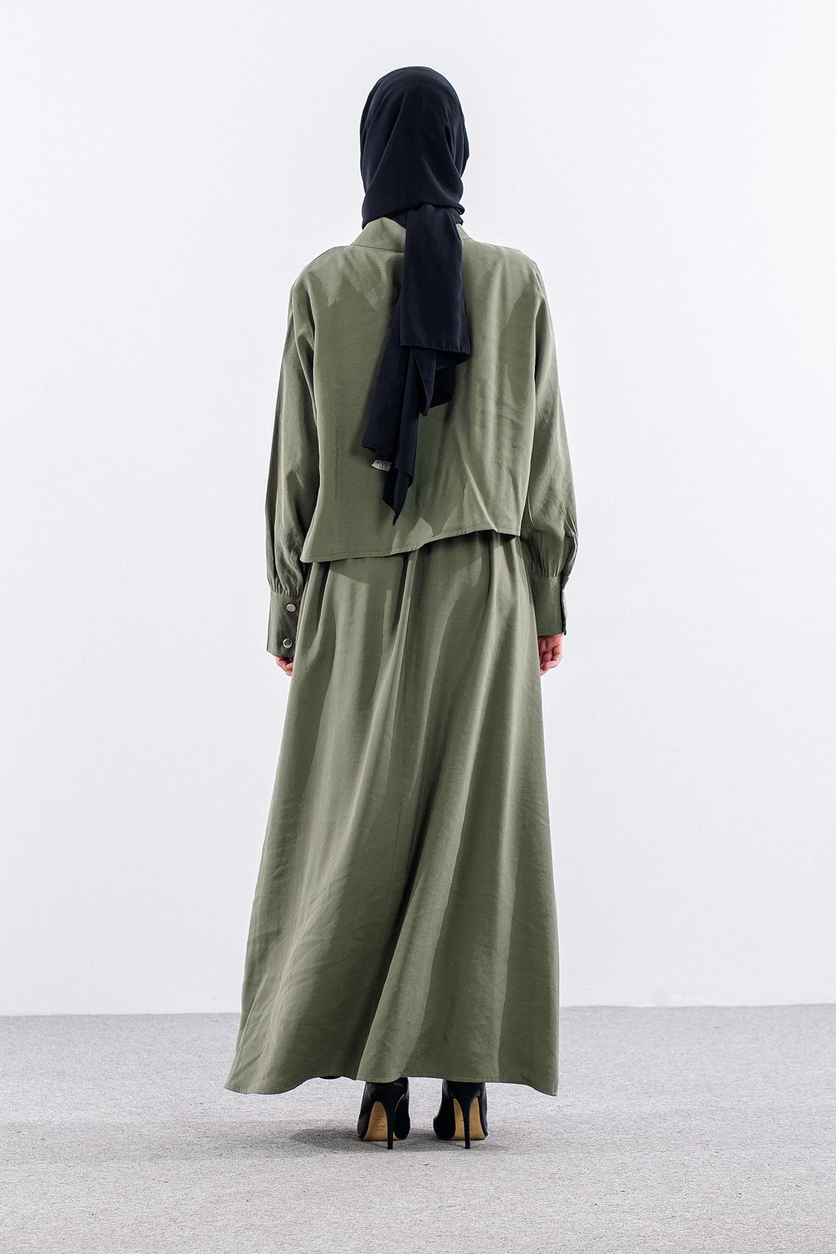 4015 Elbi̇se Ceket 44-52 - Haki - 5