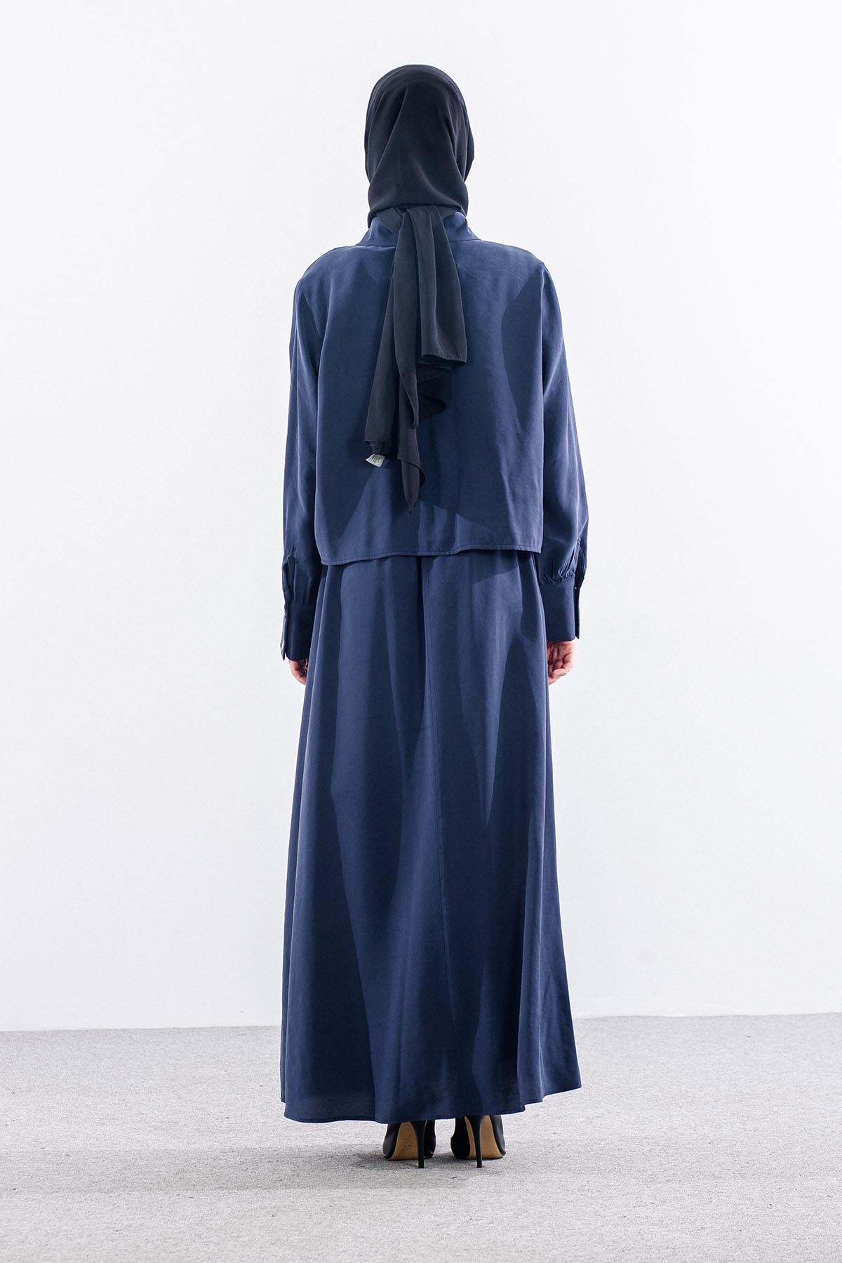 4015 Elbi̇se Ceket 44-52 - Lacivert - 5