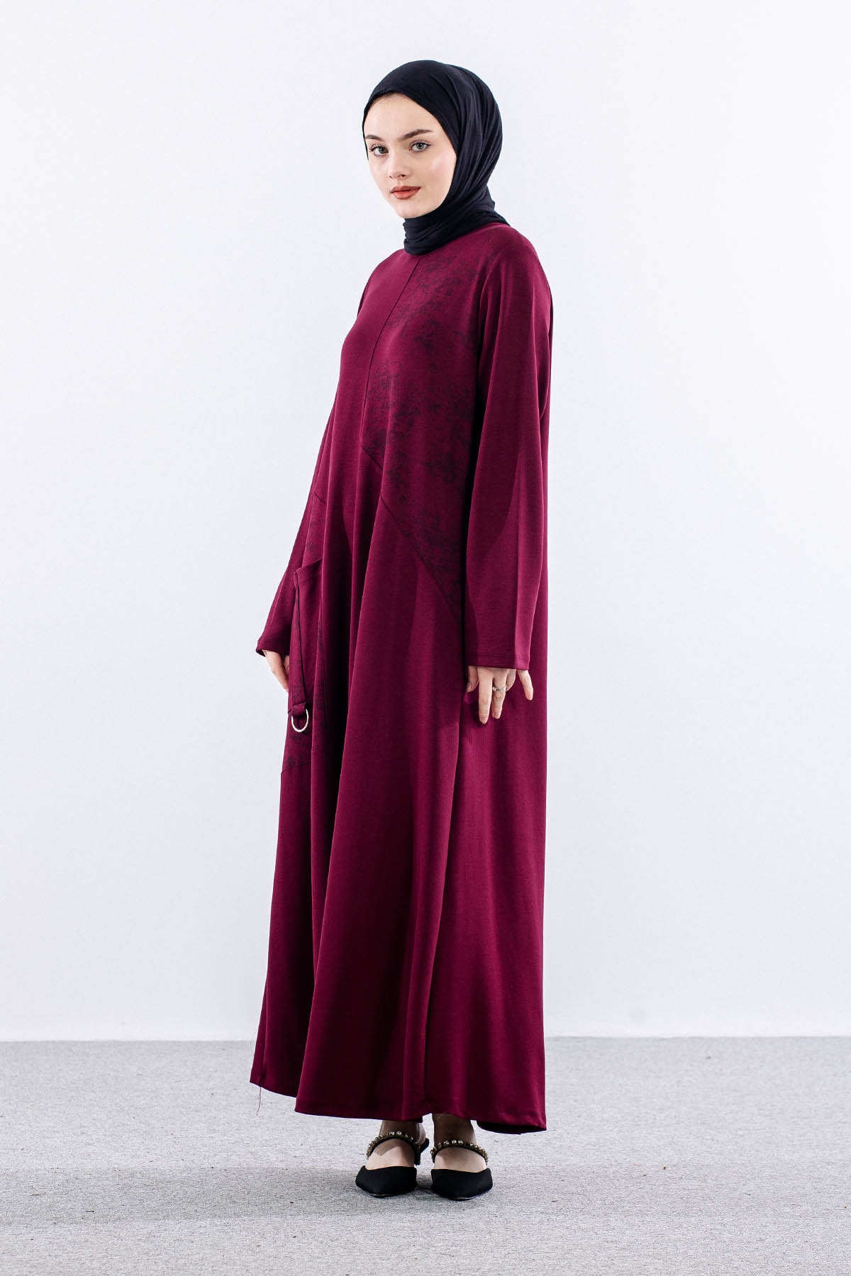 4016 Elbi̇se 44-52 Cep Detay - Bordo - 2