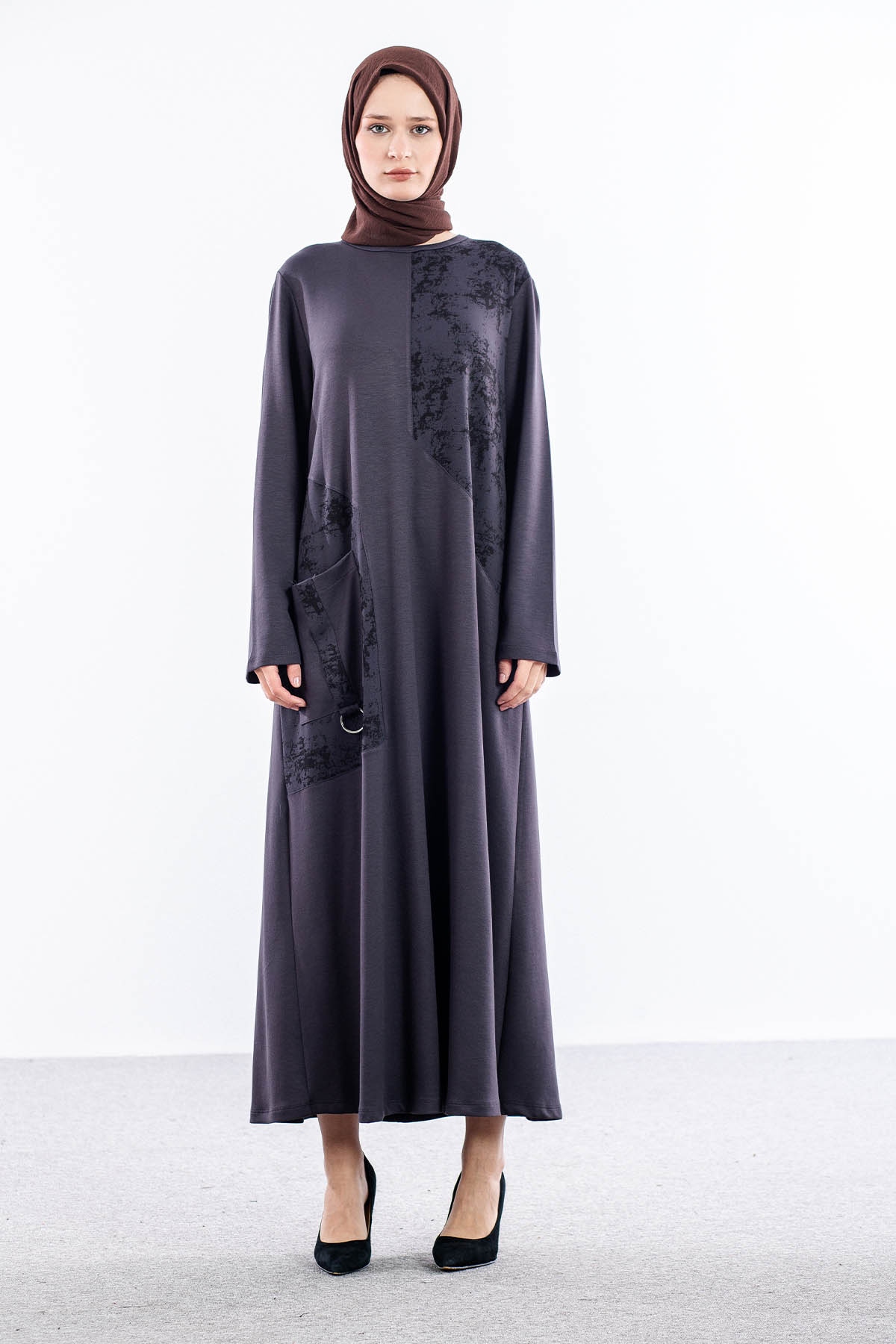 4016 Elbi̇se 44-52 Cep Detay - Gri - 1