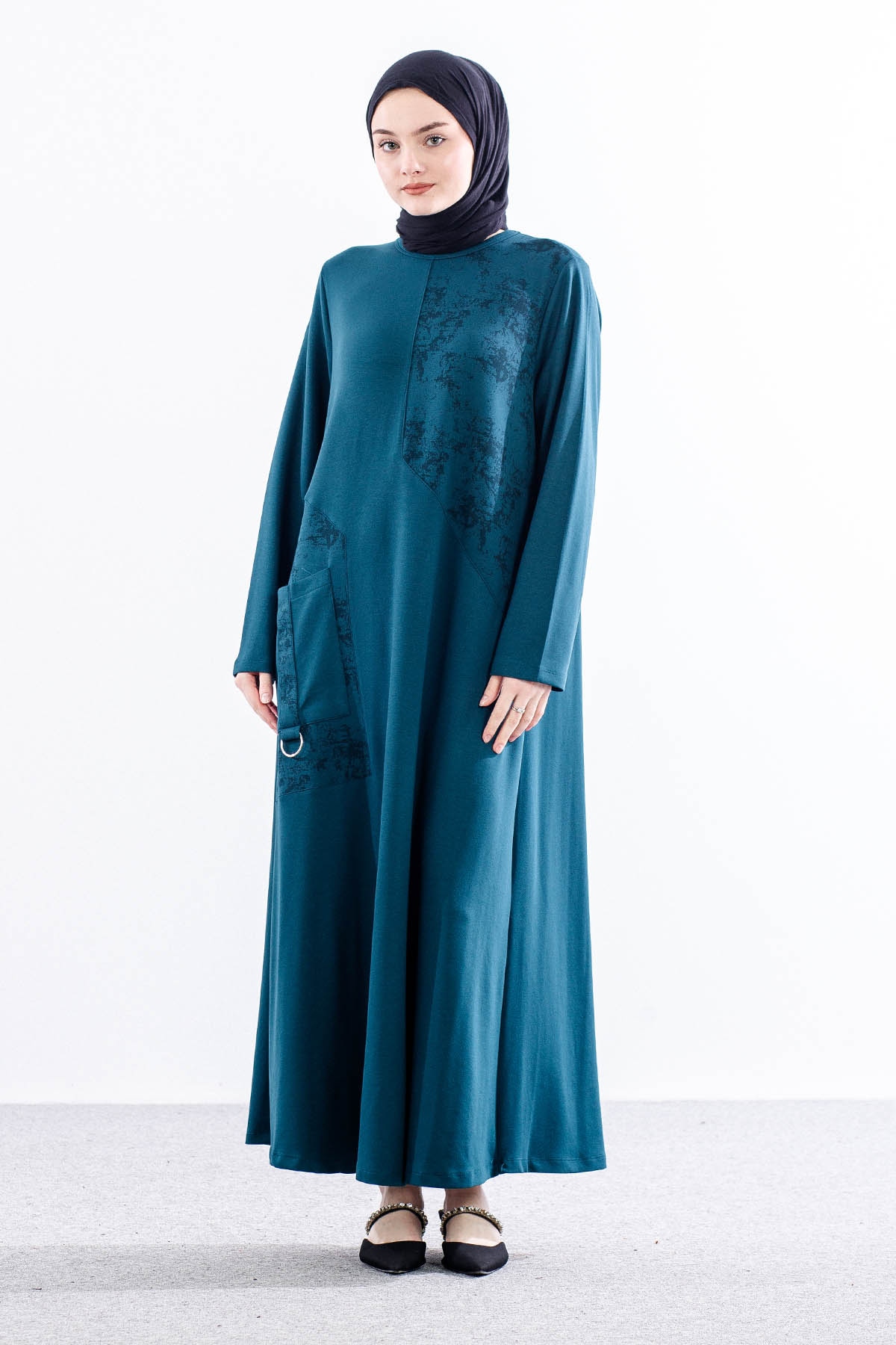 4016 Elbi̇se 44-52 Cep Detay - Petrol - 1