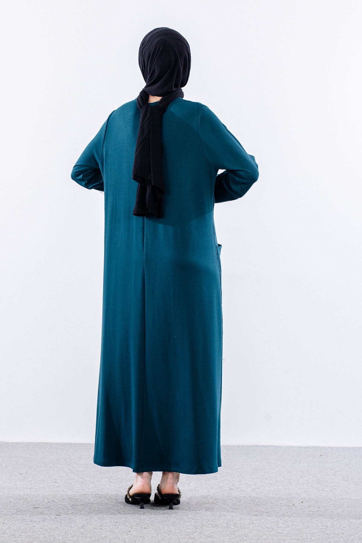 4016 Elbi̇se 44-52 Cep Detay - Petrol - 5