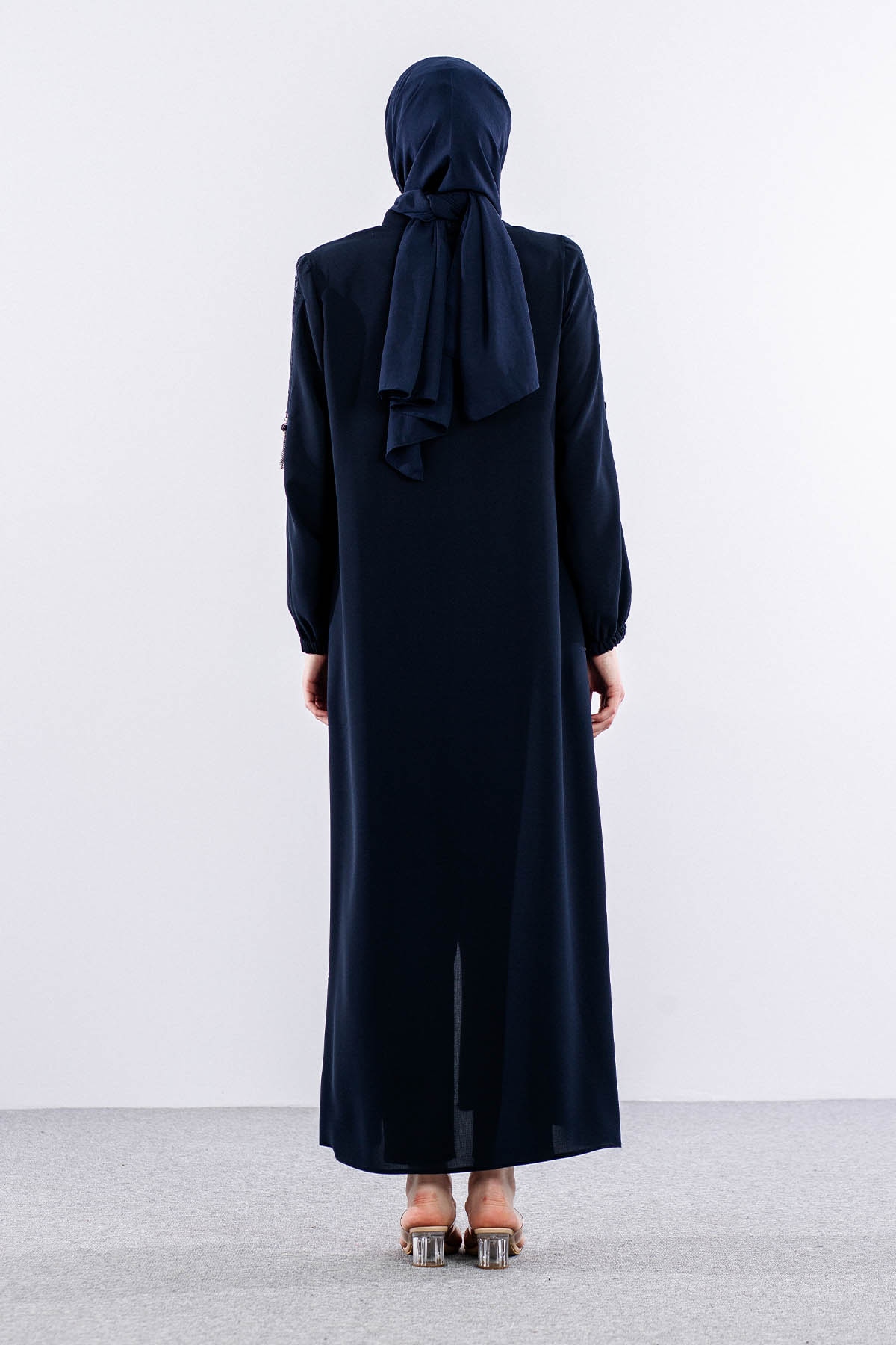 405 Ferace 40-50 Kolu İş - Lacivert - 5