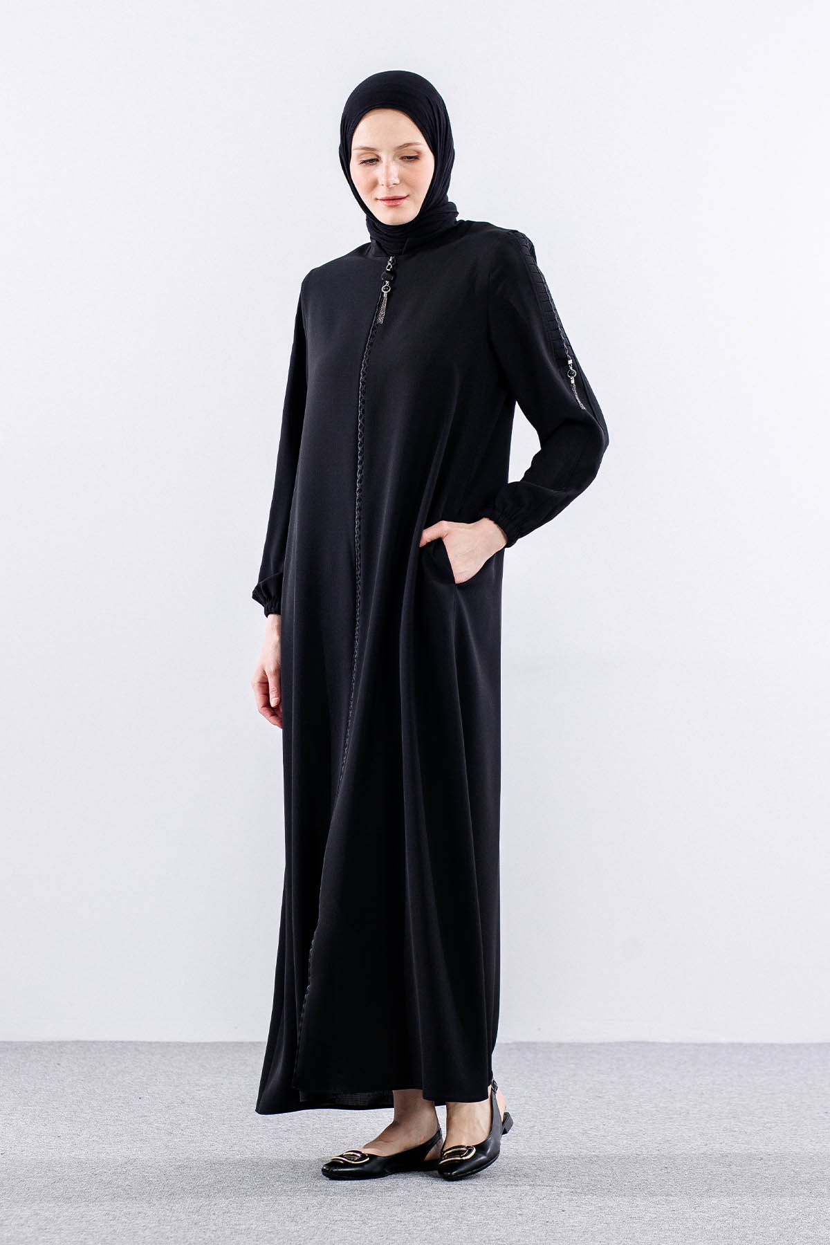 405 Ferace 40-50 Kolu İş - Siyah - 1