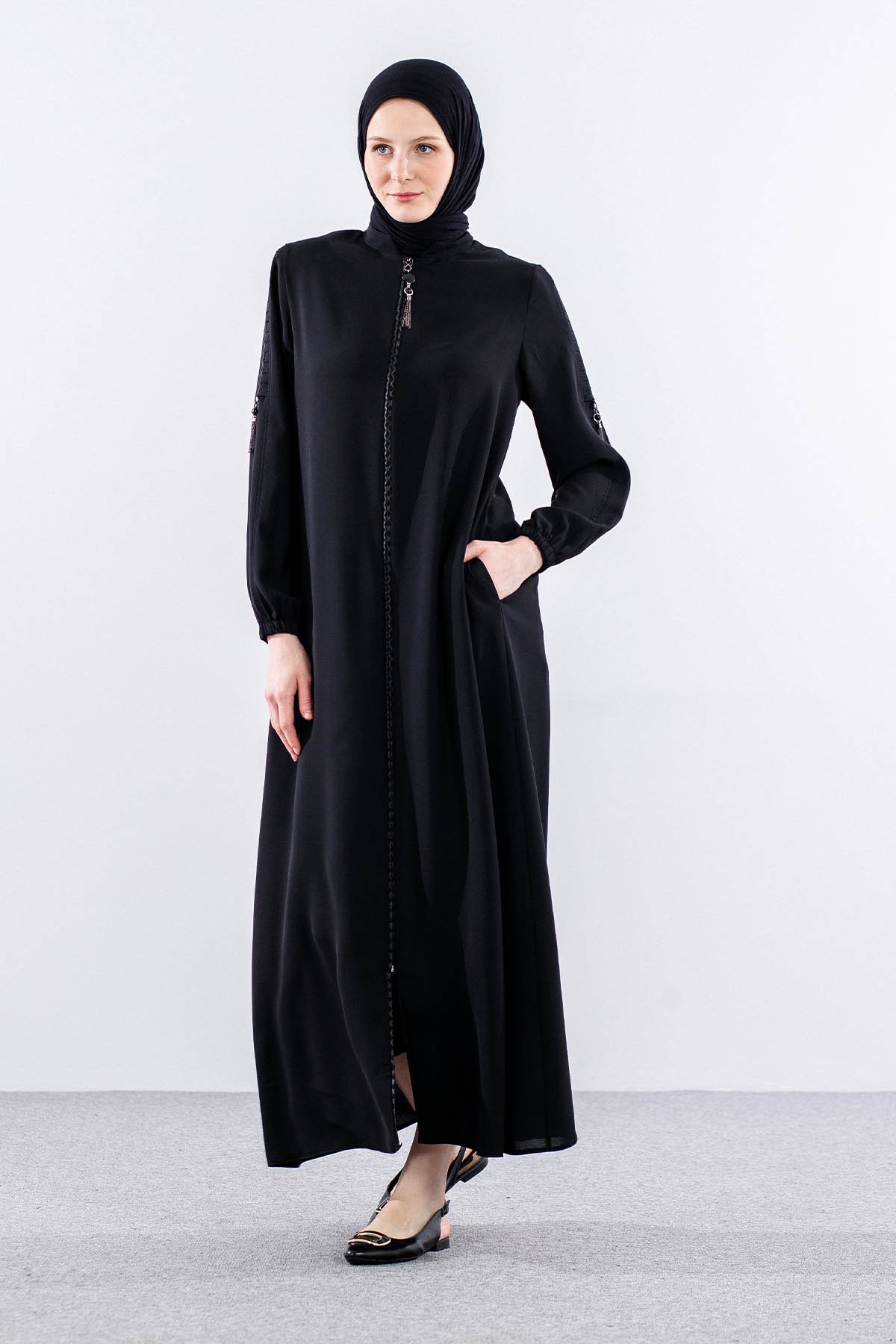 405 Ferace 40-50 Kolu İş - Siyah - 2