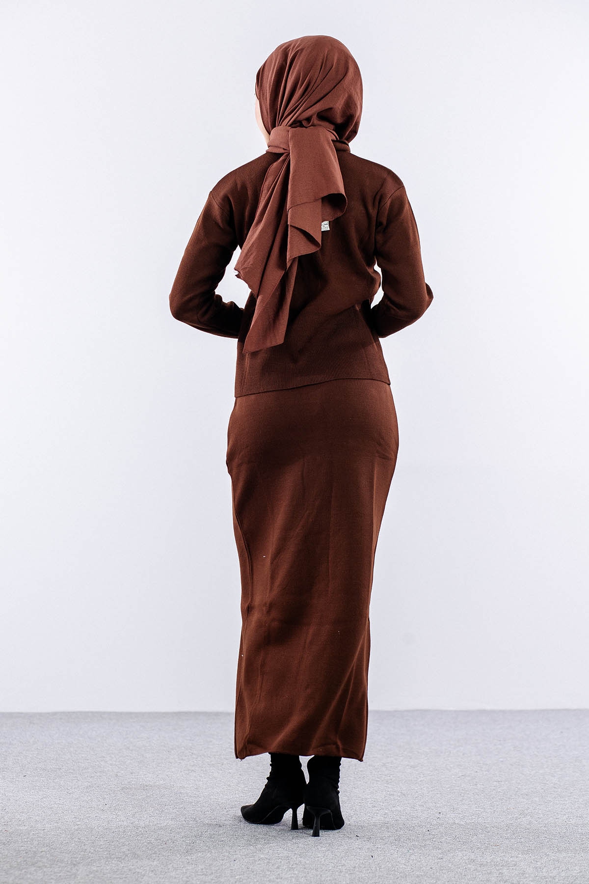 4059 E.takim Tek - Kahve - 4