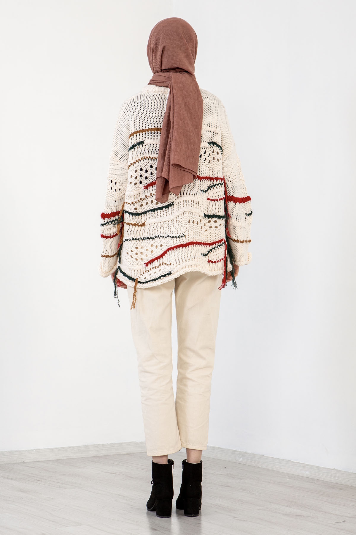 4092 Spor Kazak Tek - Yesil_bordo - 5