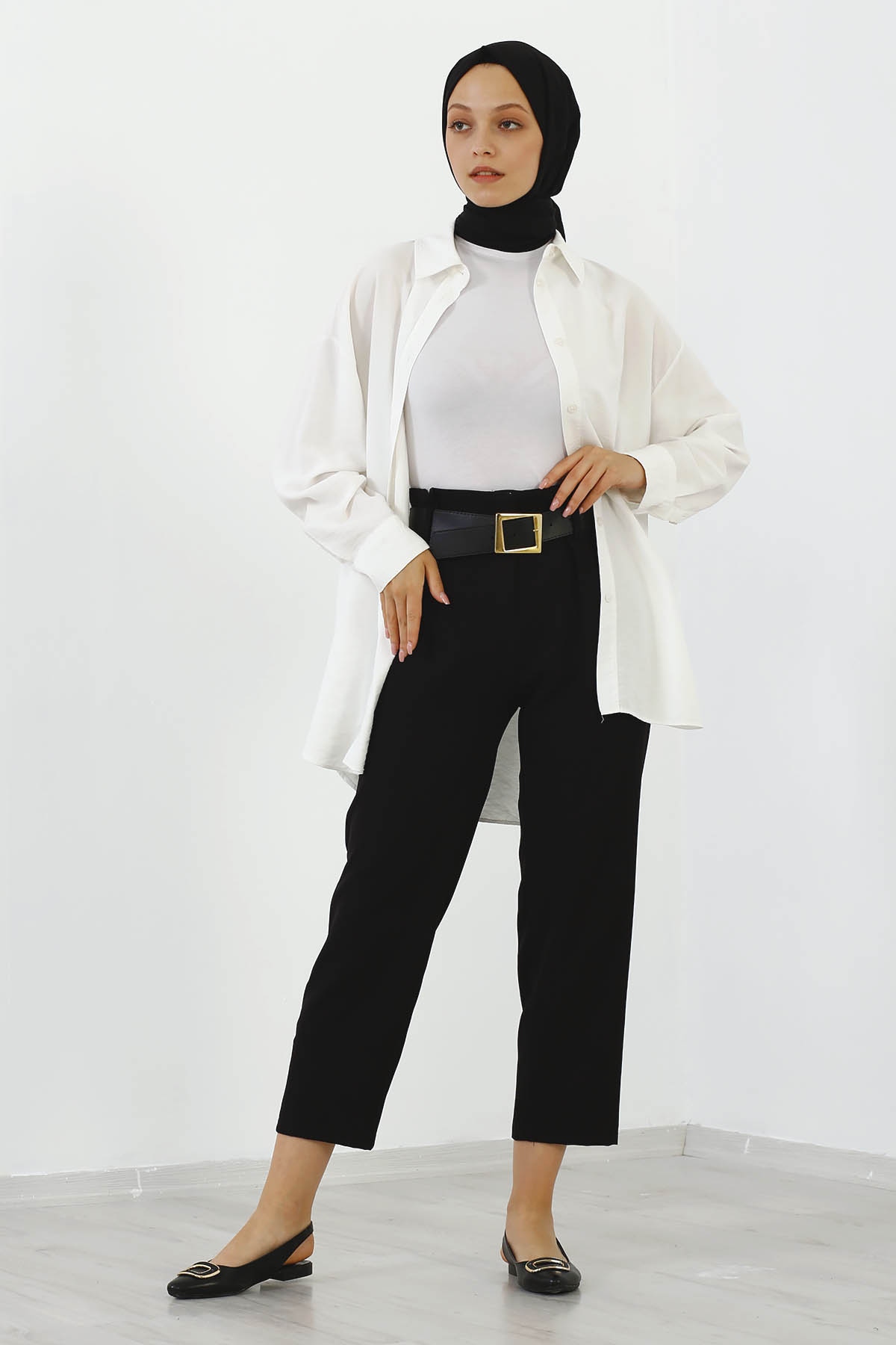 4114-00 Kmr Pantolon 38-44 - Siyah - 1