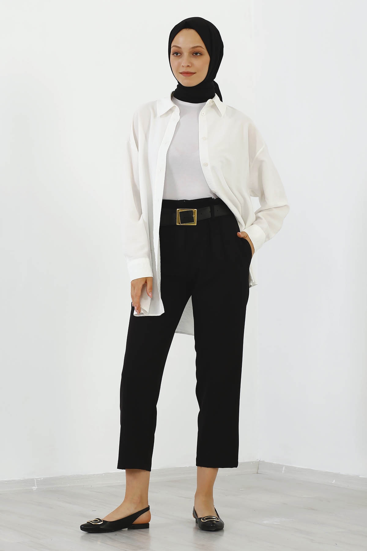 4114-00 Kmr Pantolon 38-44 - Siyah - 2