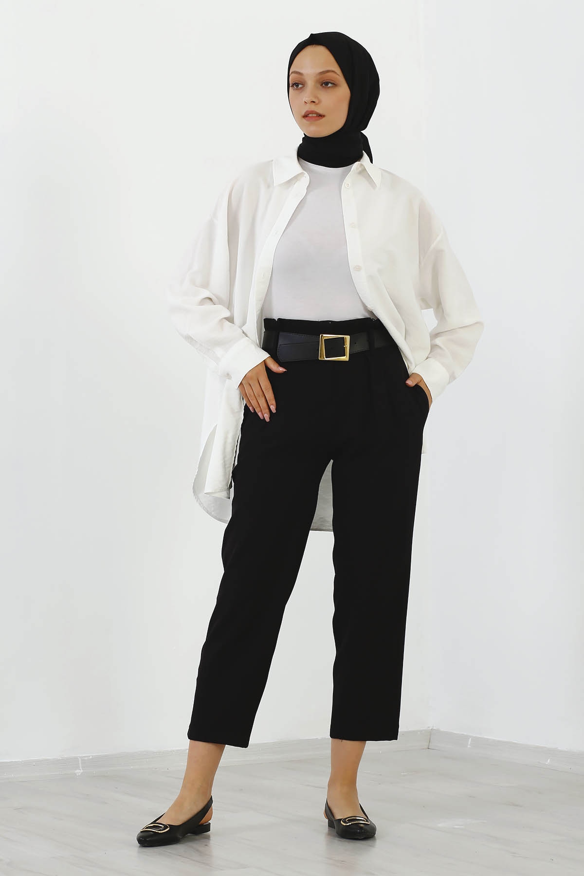 4114-00 Kmr Pantolon 38-44 - Siyah - 3