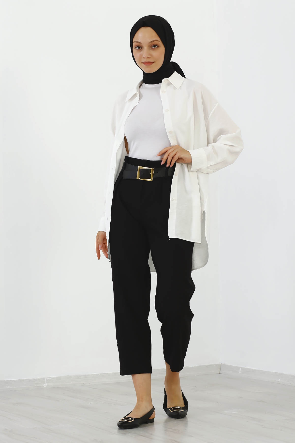 4114-00 Kmr Pantolon 38-44 - Siyah - 4