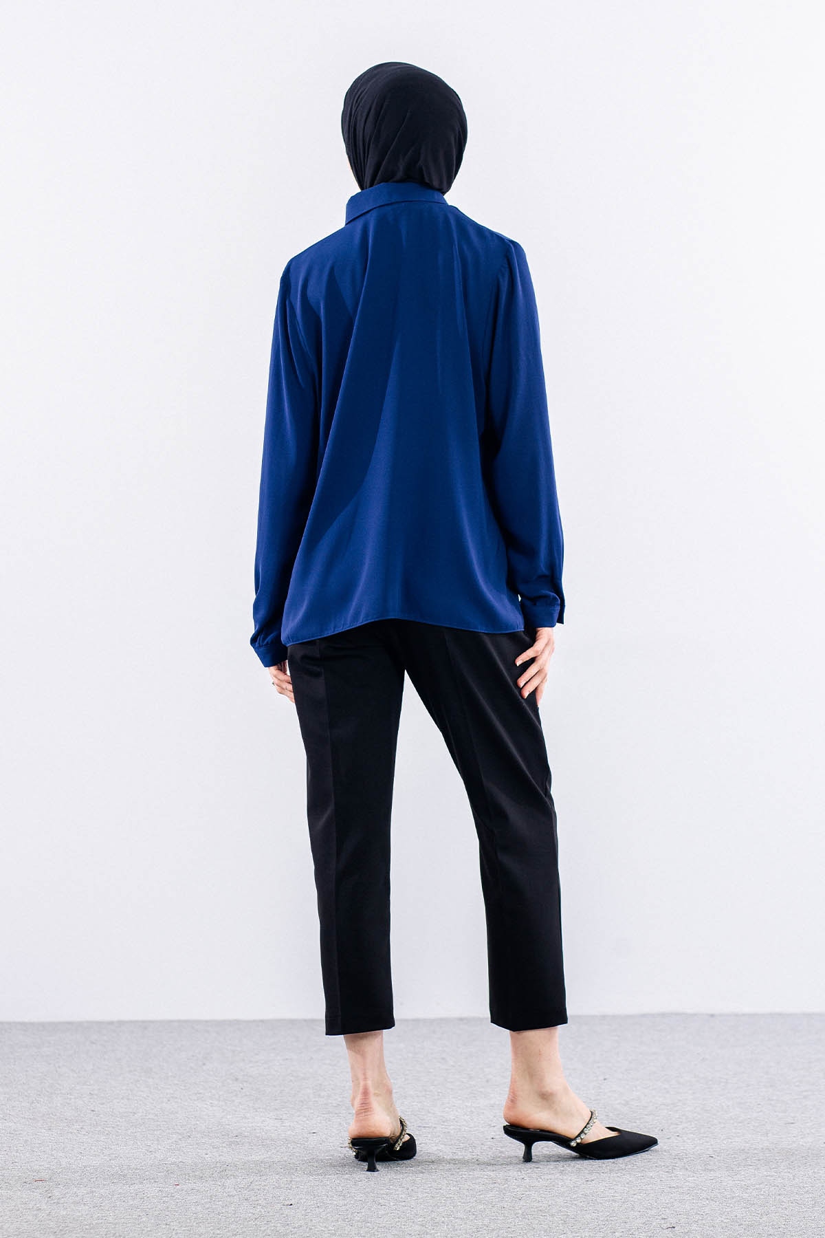 4114 Gömlek 44-52 - Indigo - 5