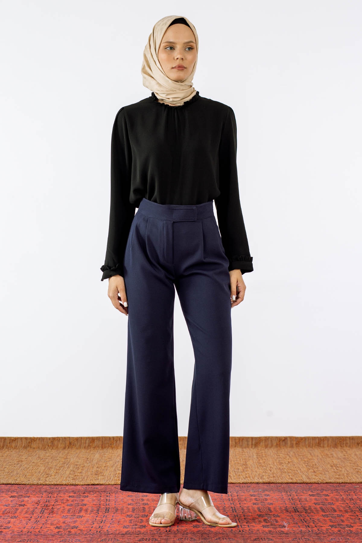 4121-00 Pantolon 36-42 - Lacivert - 1