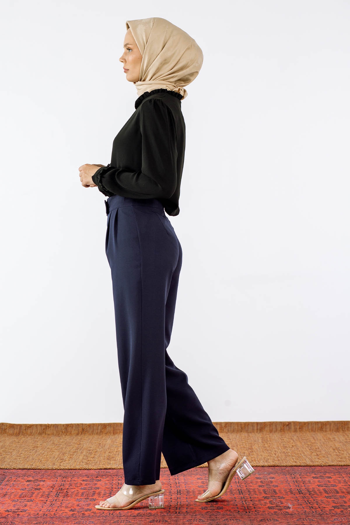 4121-00 Pantolon 36-42 - Lacivert - 2