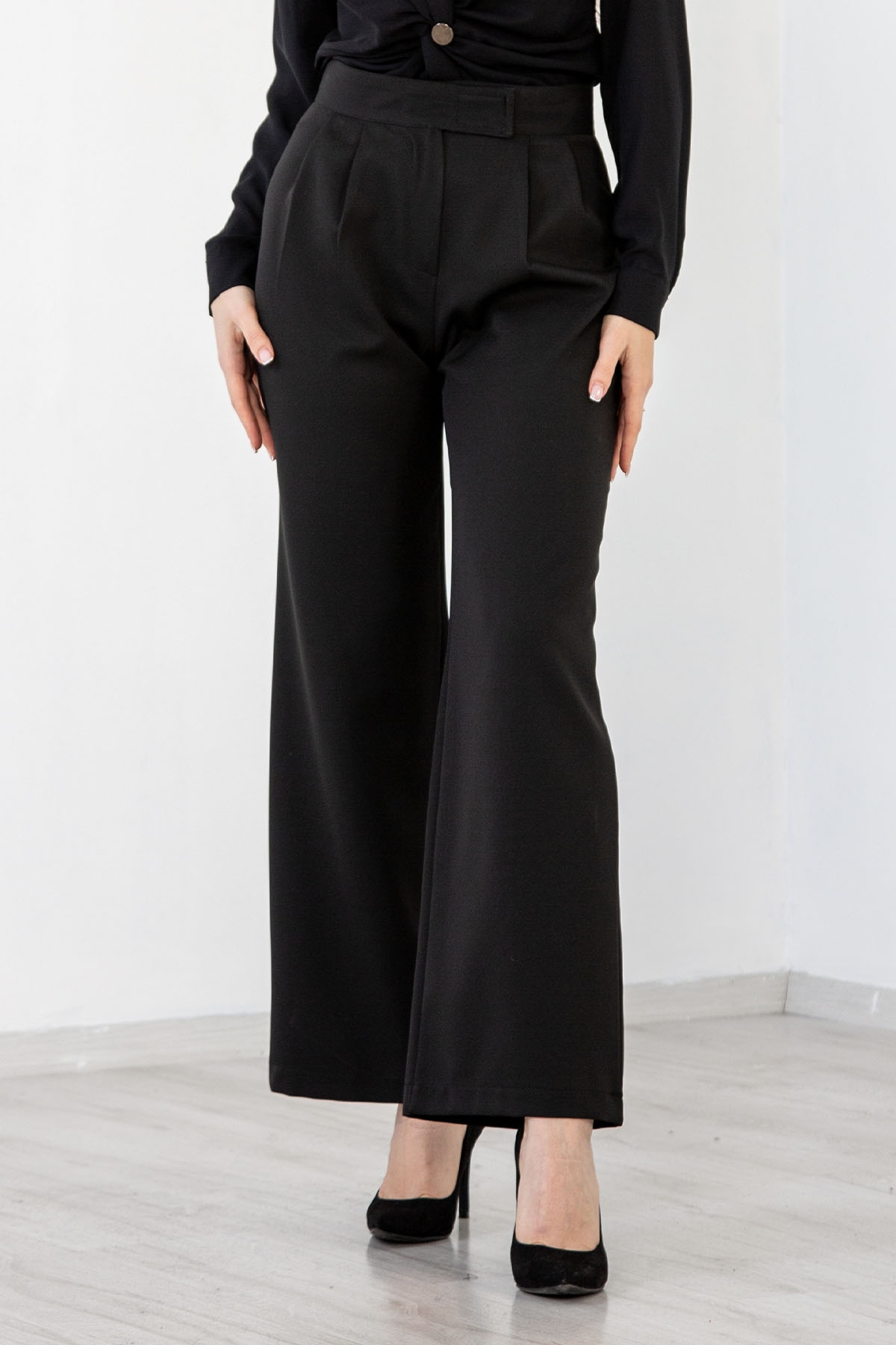 4121-00 Pantolon 36-42 - Siyah - 1