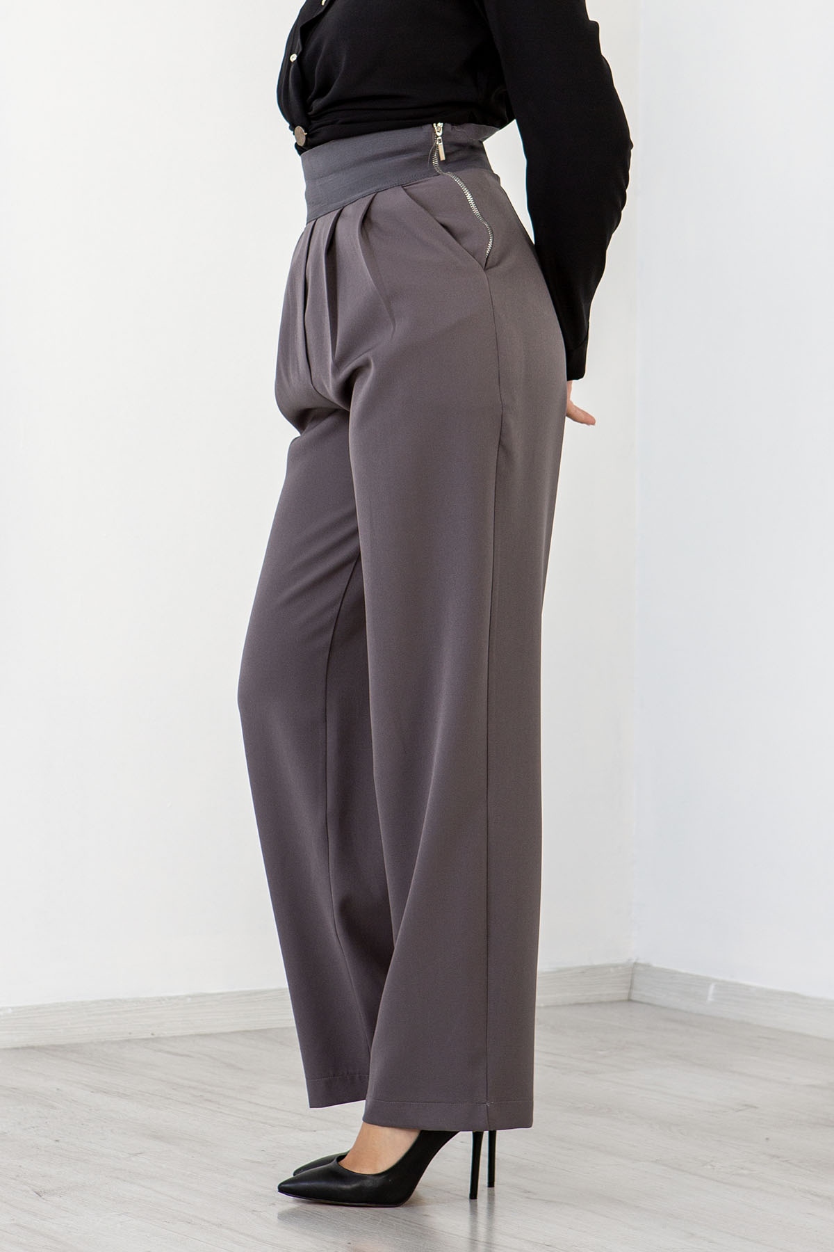 4137-00 Pantolon 36-42 - Gri - 3