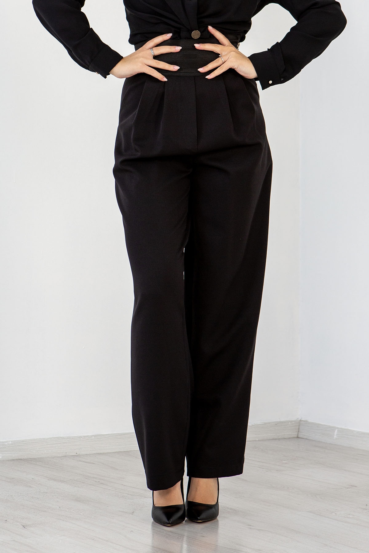 4137-00 Pantolon 36-42 - Siyah - 1