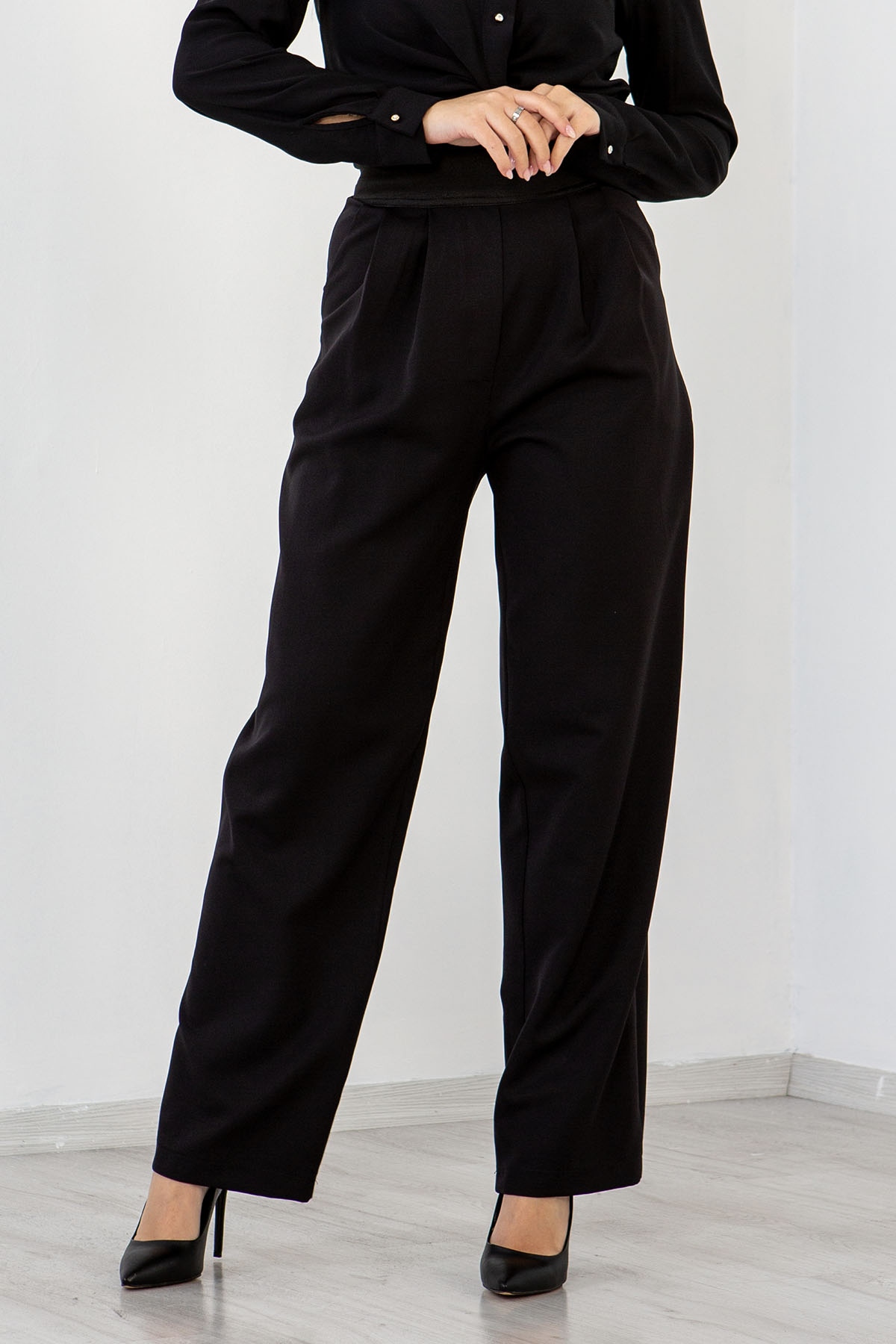 4137-00 Pantolon 36-42 - Siyah - 2