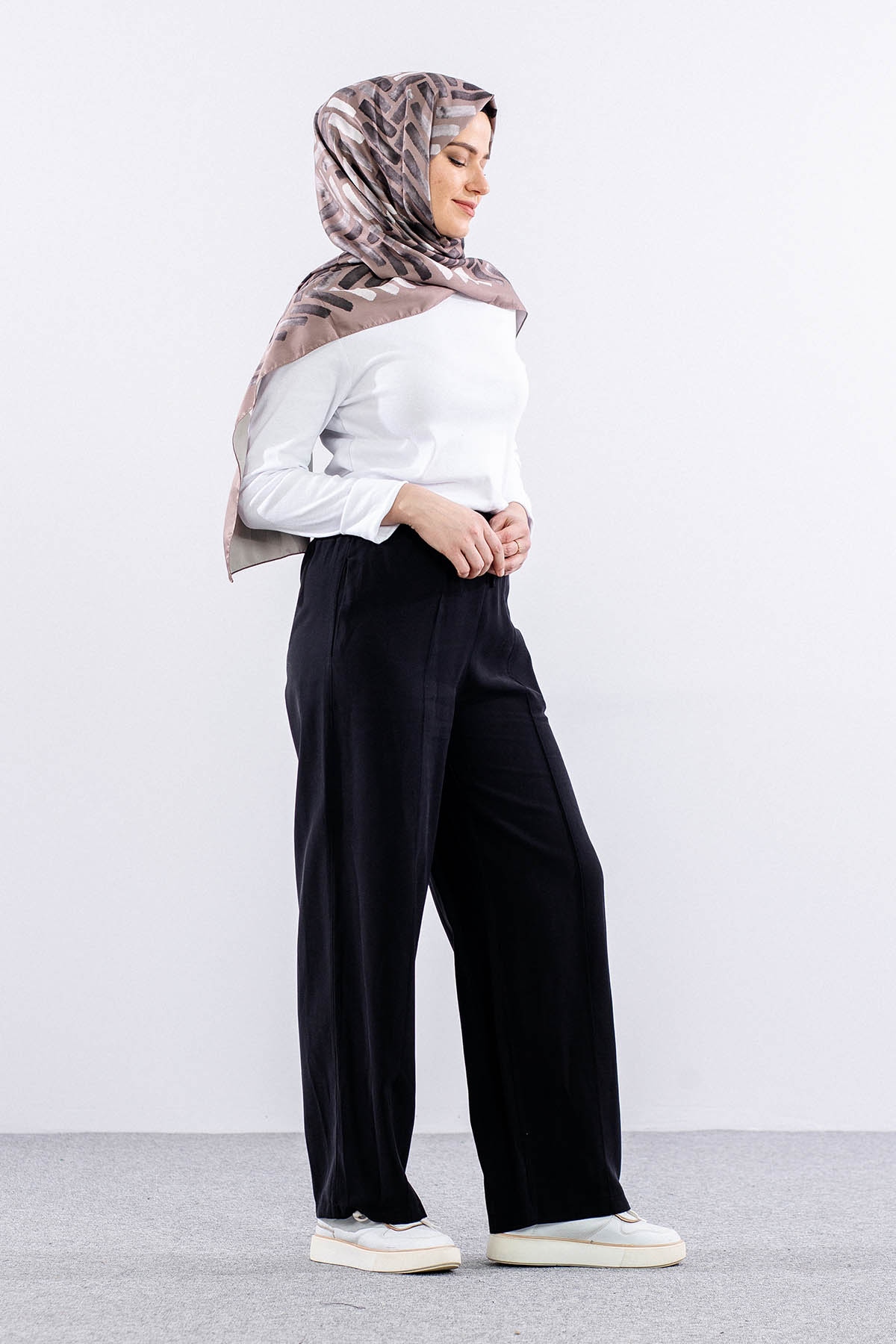 4179-00 Pantolon 38-42 - Siyah - 3