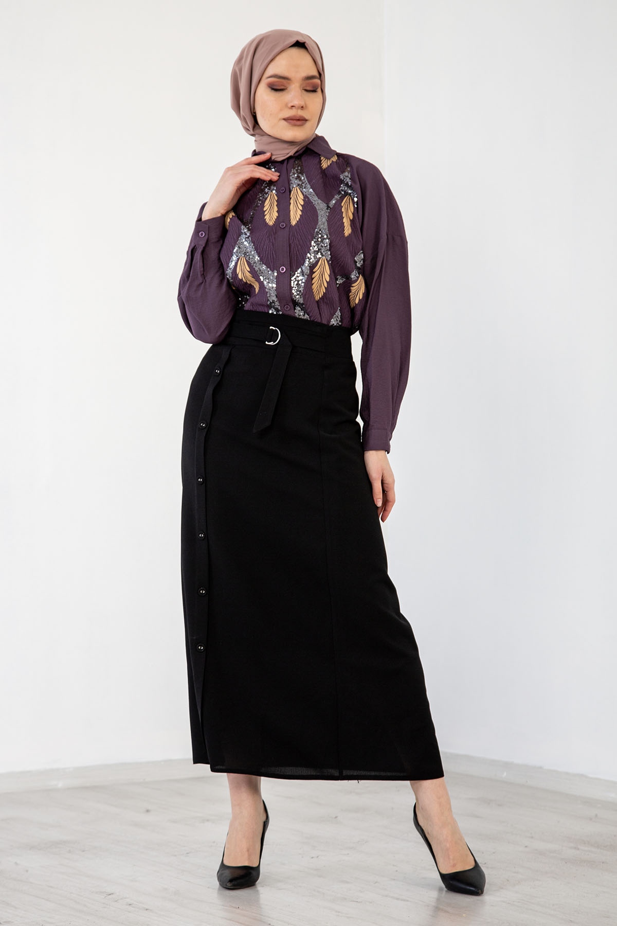 4202 İşli Gömlek 38-44 - Murdum - 3