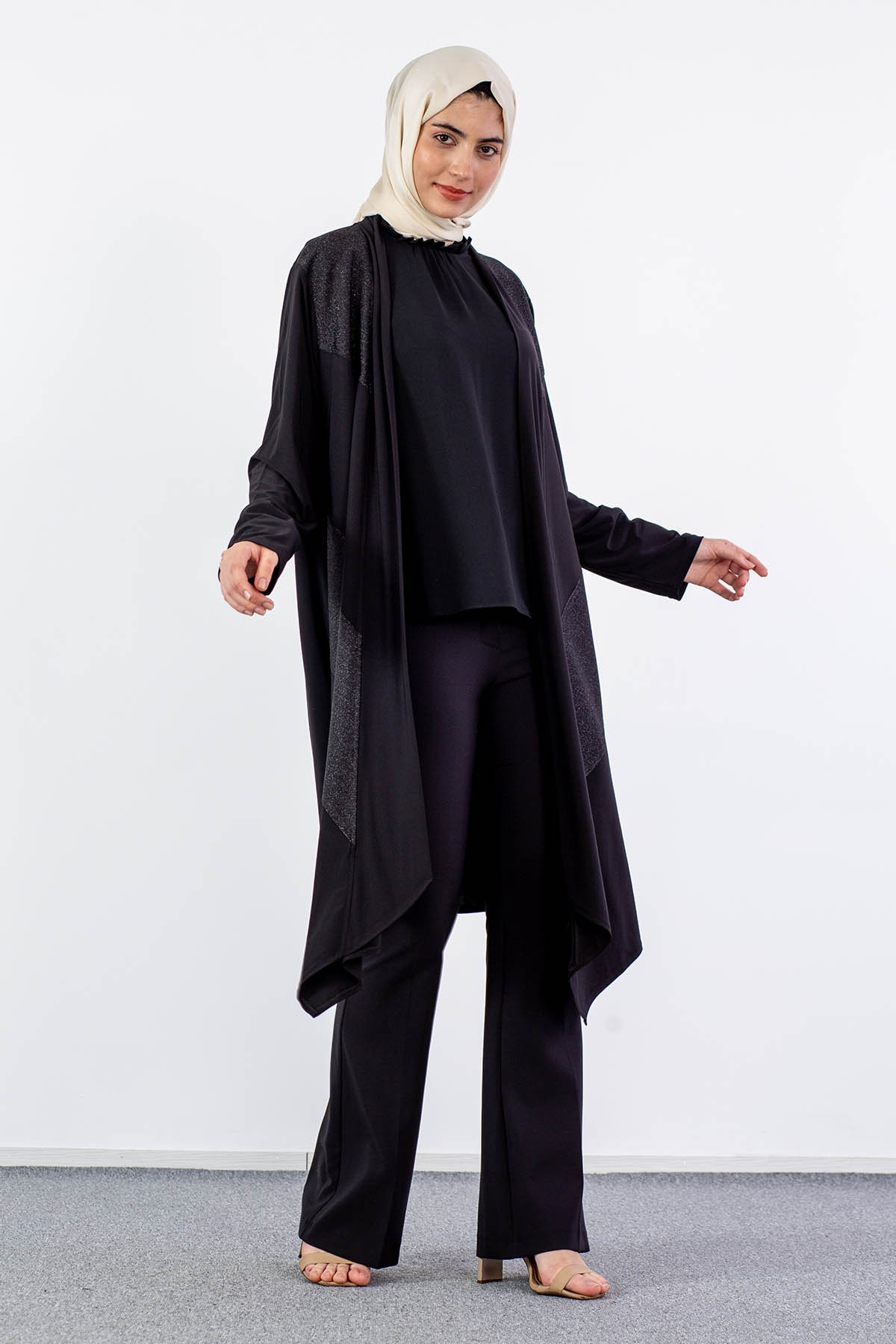 4207 Ceket 4-5-6-7 - Siyah - 4