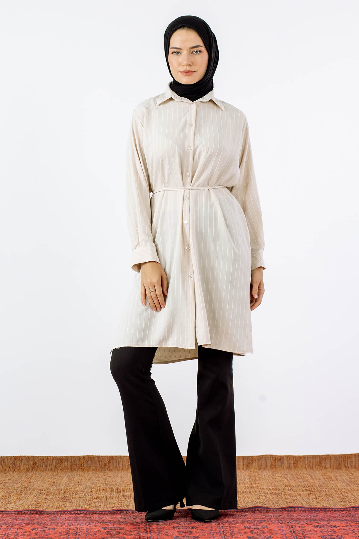 4212 Tunik Tek - Bej - 1