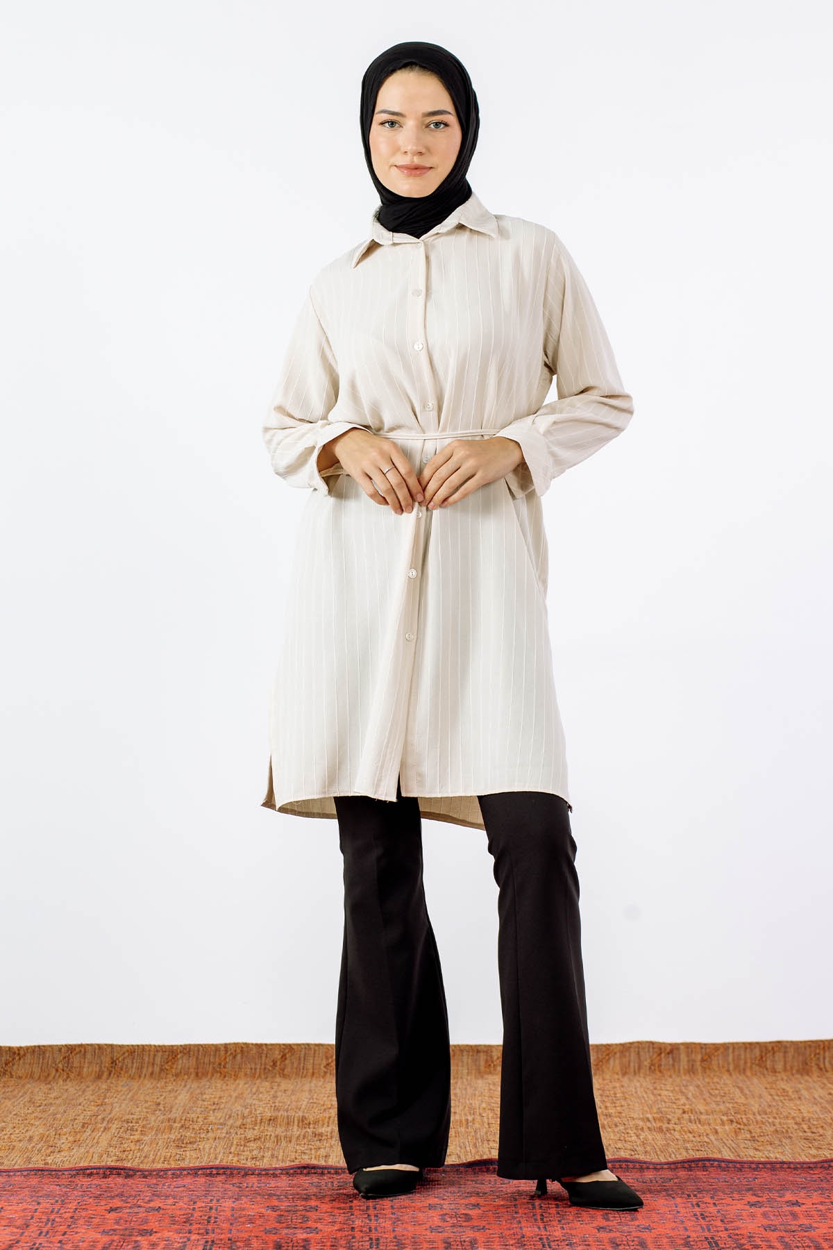 4212 Tunik Tek - Bej - 2