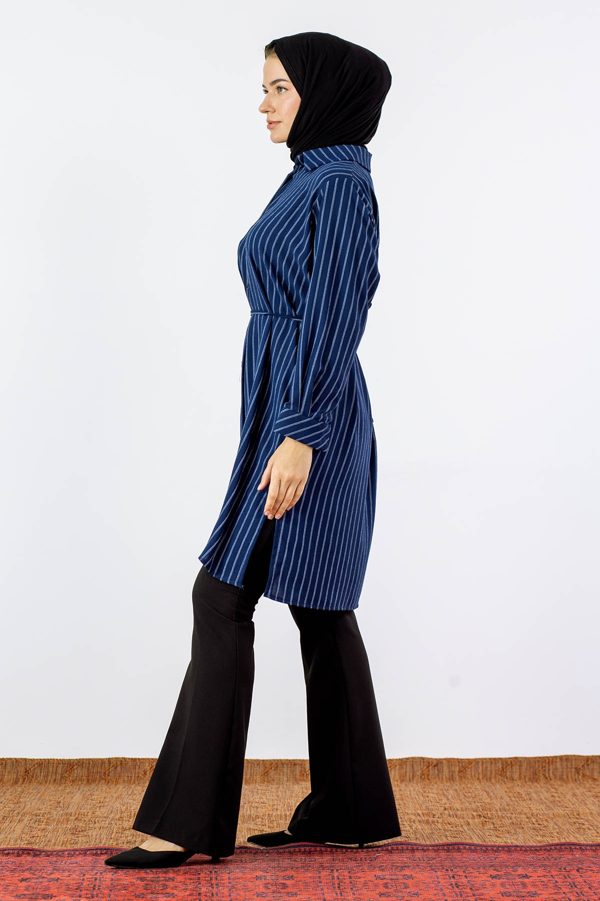 4212 Tunik Tek - Lacivert - 4