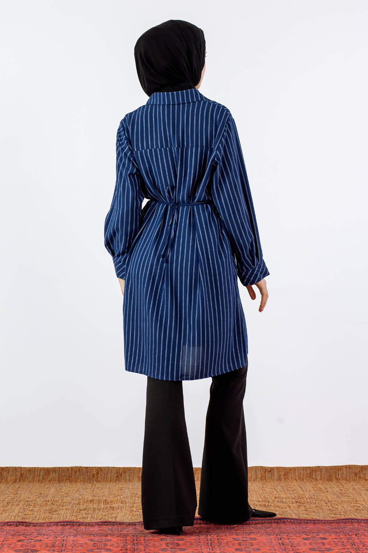 4212 Tunik Tek - Lacivert - 5