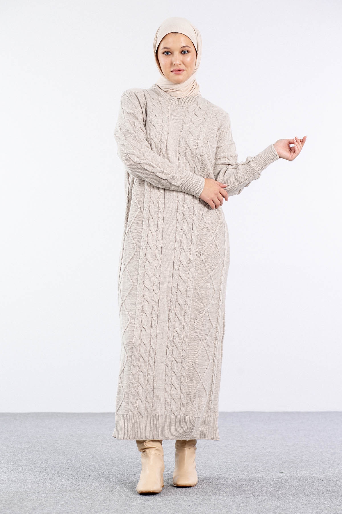 4216 Elbise Tek - Tas - 2