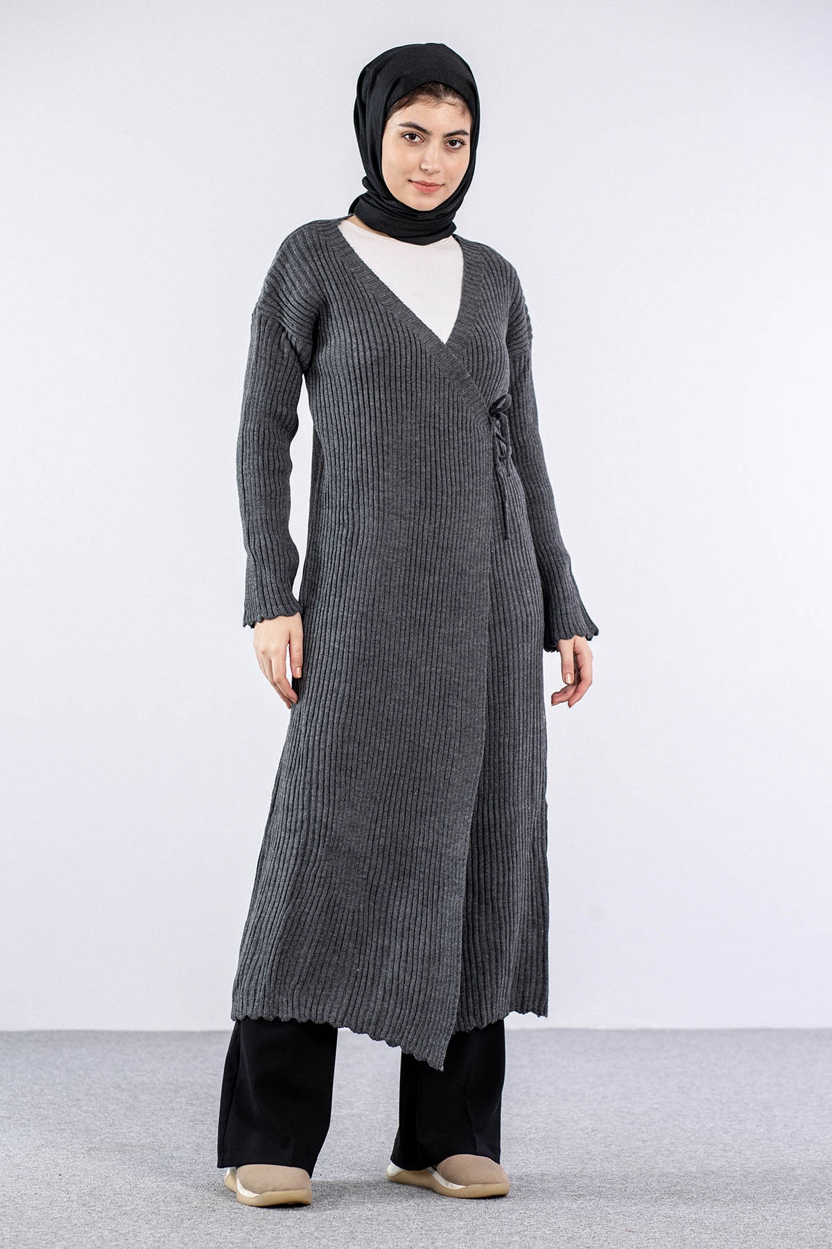 4280 Bağli Hirka Tek - Antrasit - 1