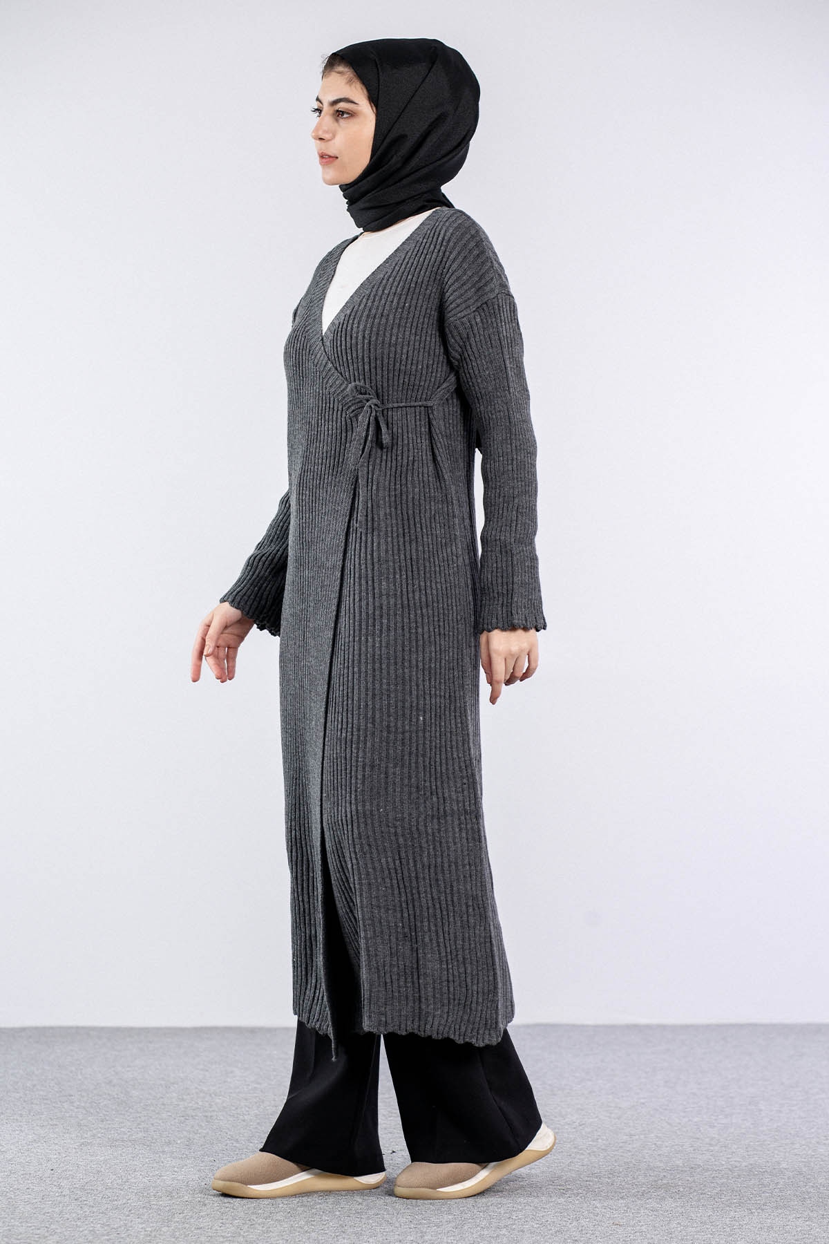 4280 Bağli Hirka Tek - Antrasit - 5