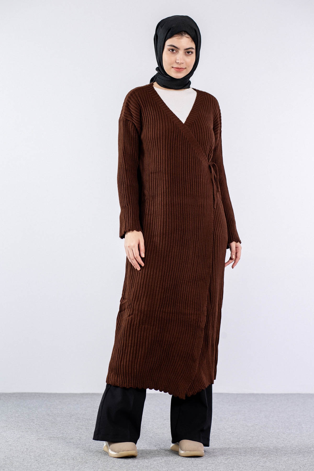 4280 Bağli Hirka Tek - Kahve - 1