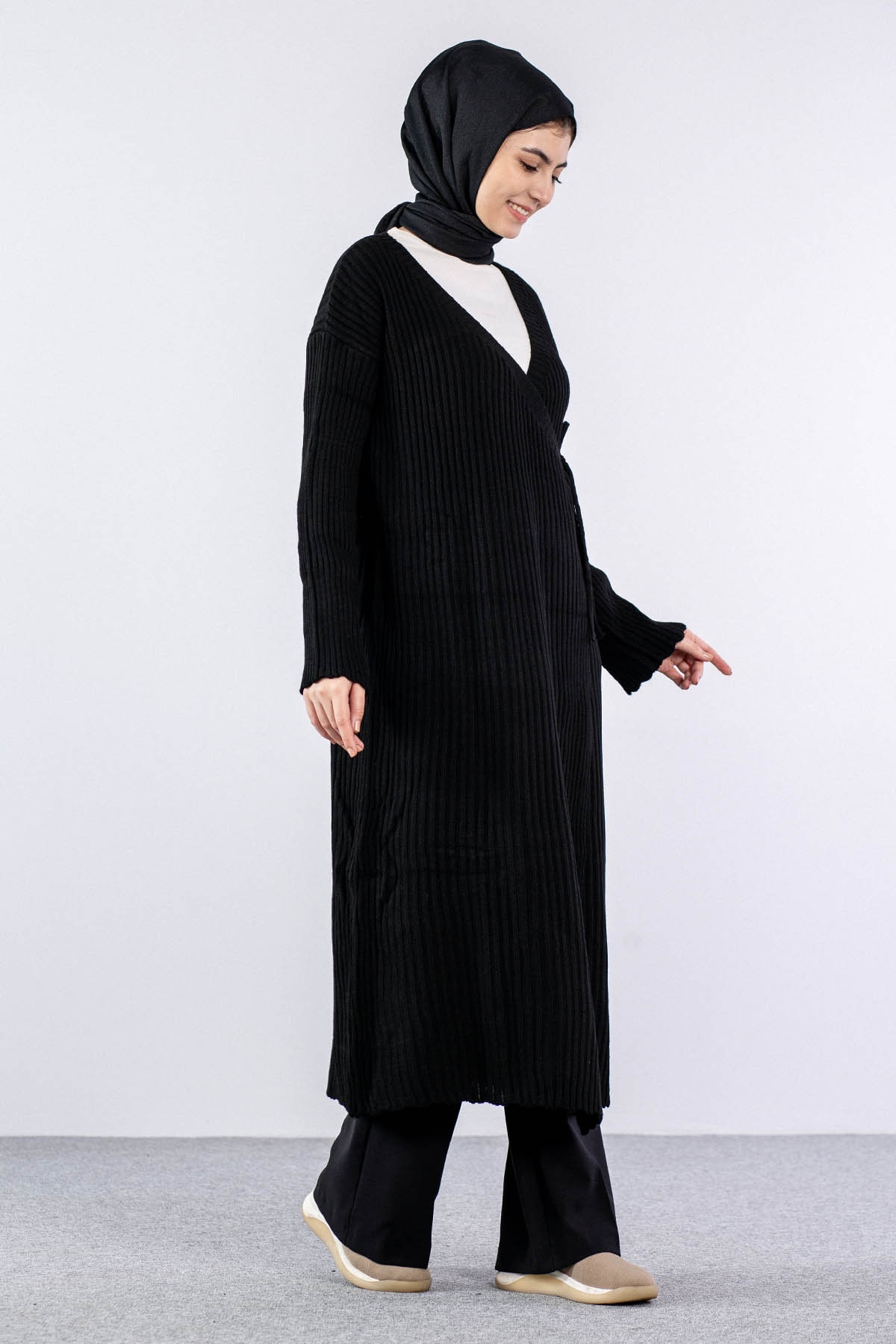 4280 Bağli Hirka Tek - Siyah - 2