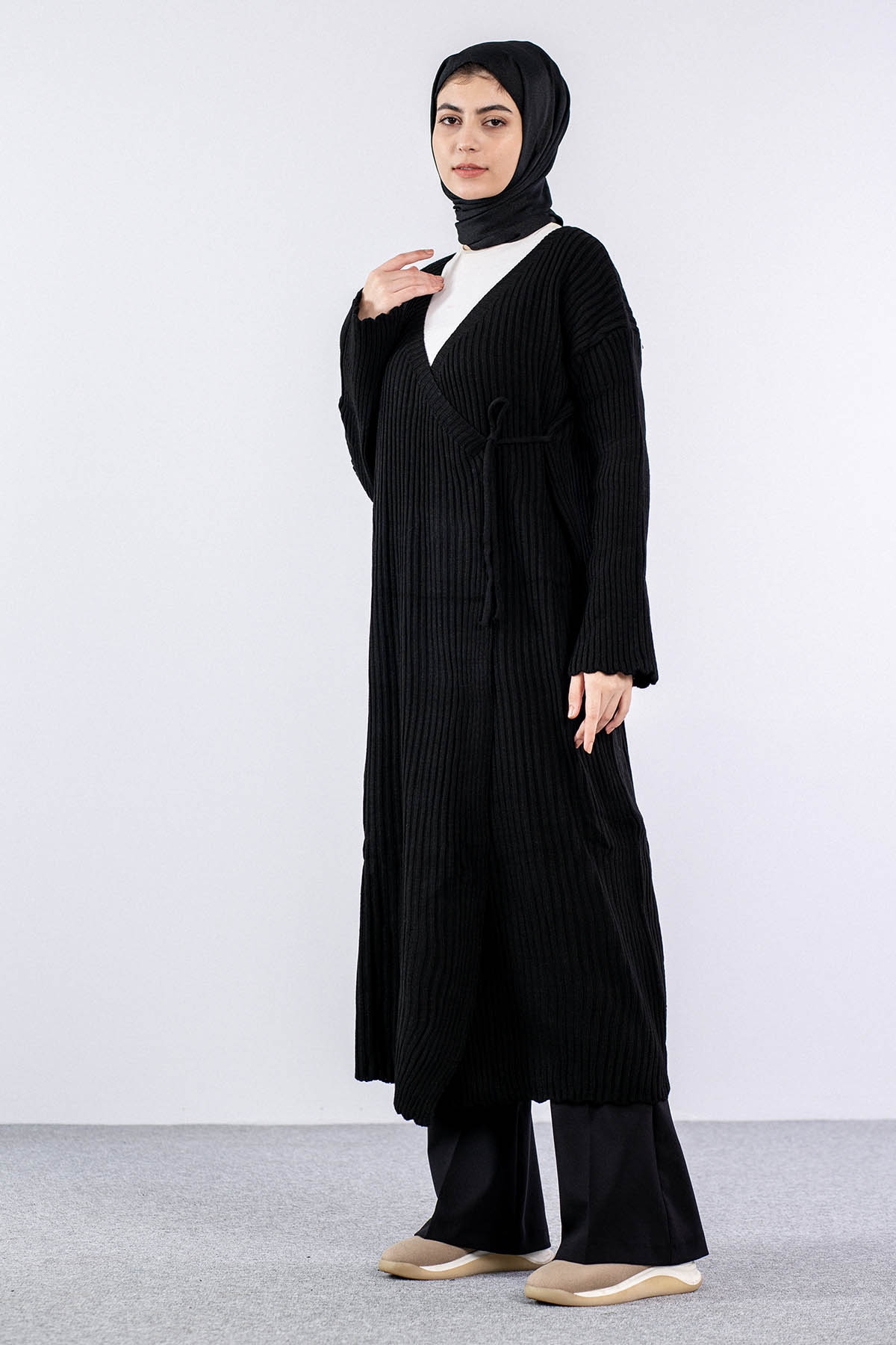 4280 Bağli Hirka Tek - Siyah - 3