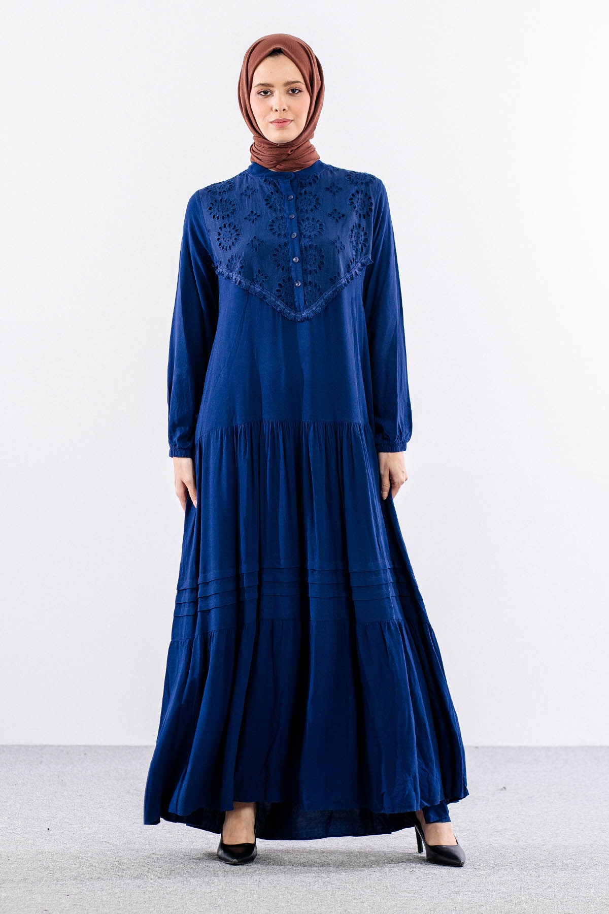 438 Elbise 1-3 Fisto Gupur - Lacivert - 2