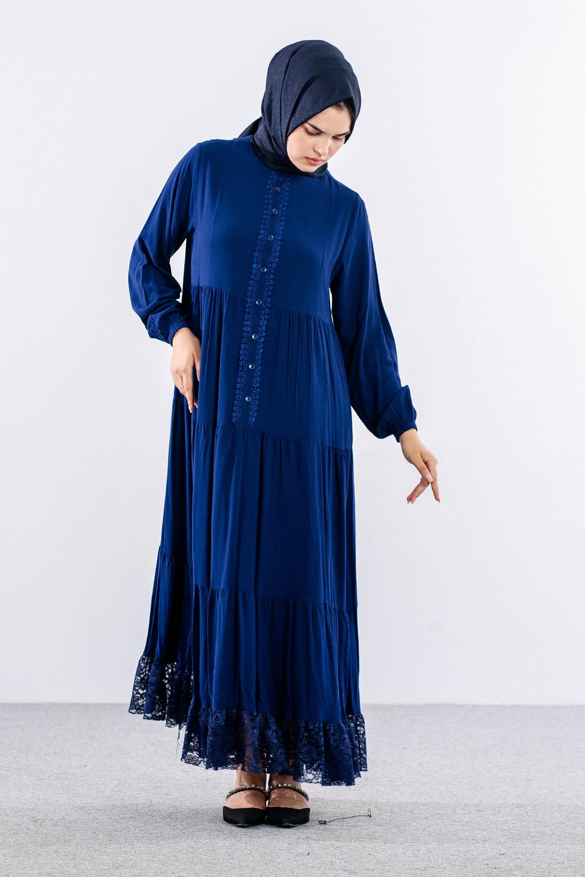 4423 Elbise 1-2-3 Vscn - Indigo - 2