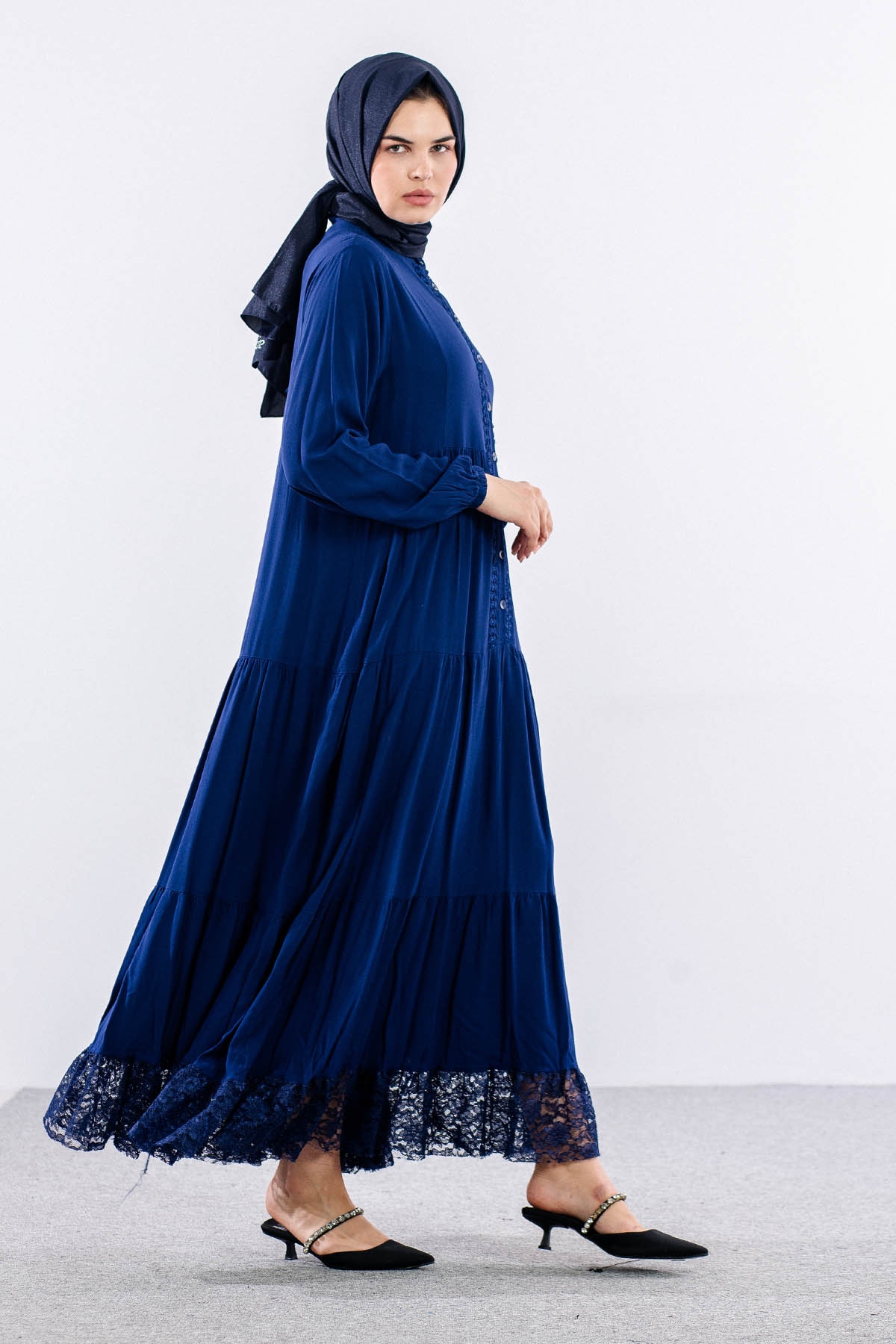 4423 Elbise 1-2-3 Vscn - Indigo - 4