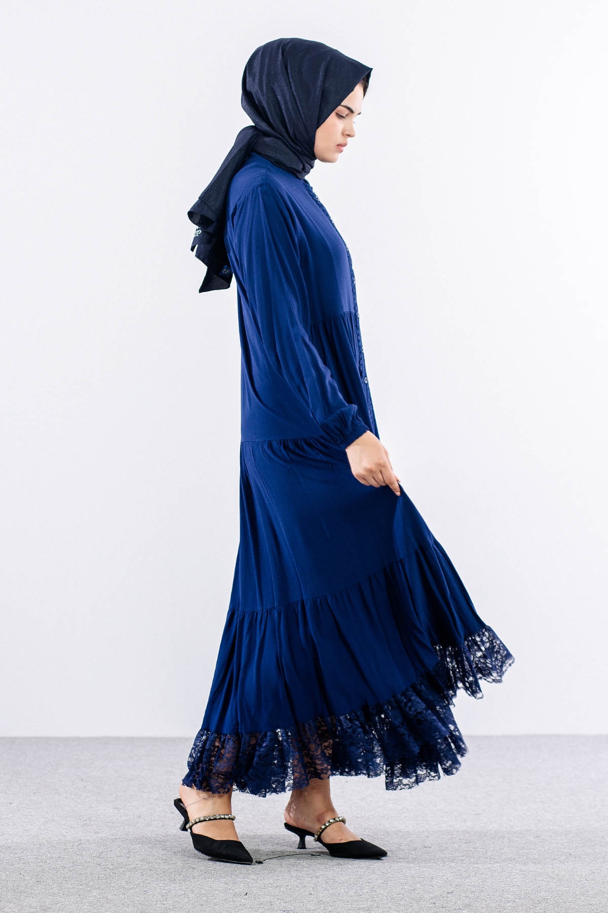 4423 Elbise 1-2-3 Vscn - Indigo - 6