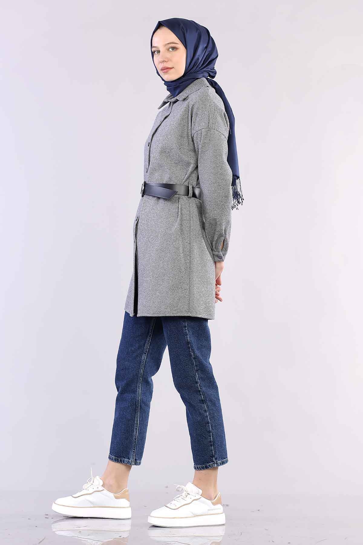 4504 Kalin Tunik 38-44 - Antrasit - 4