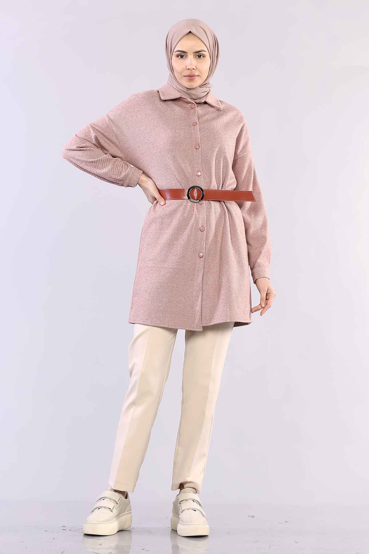 4504 Kalin Tunik 38-44 - Kiremit - 1