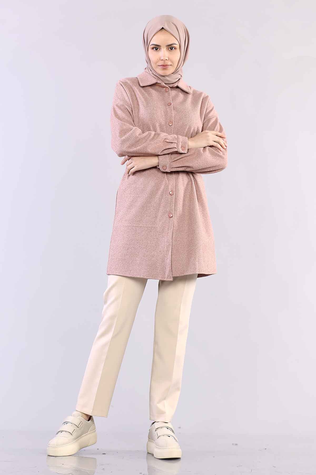 4504 Kalin Tunik 38-44 - Kiremit - 2