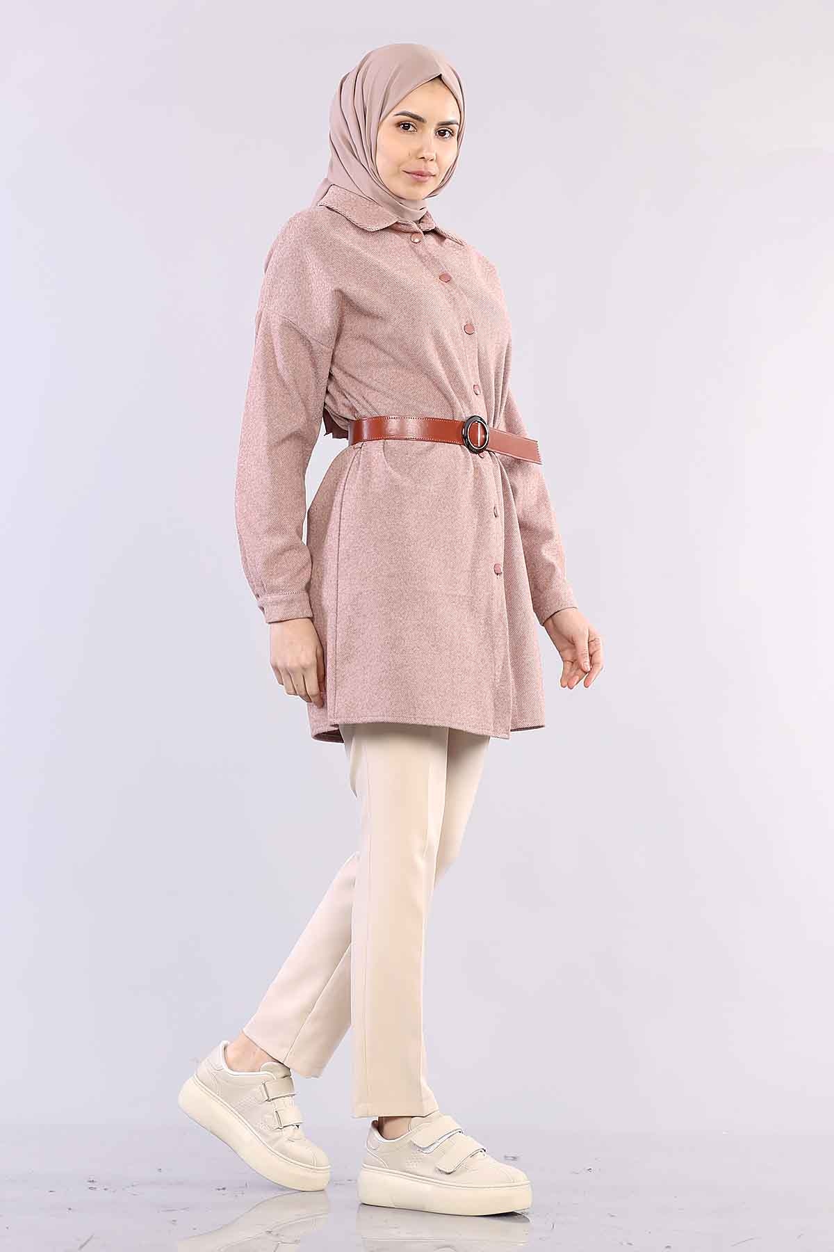 4504 Kalin Tunik 38-44 - Kiremit - 3