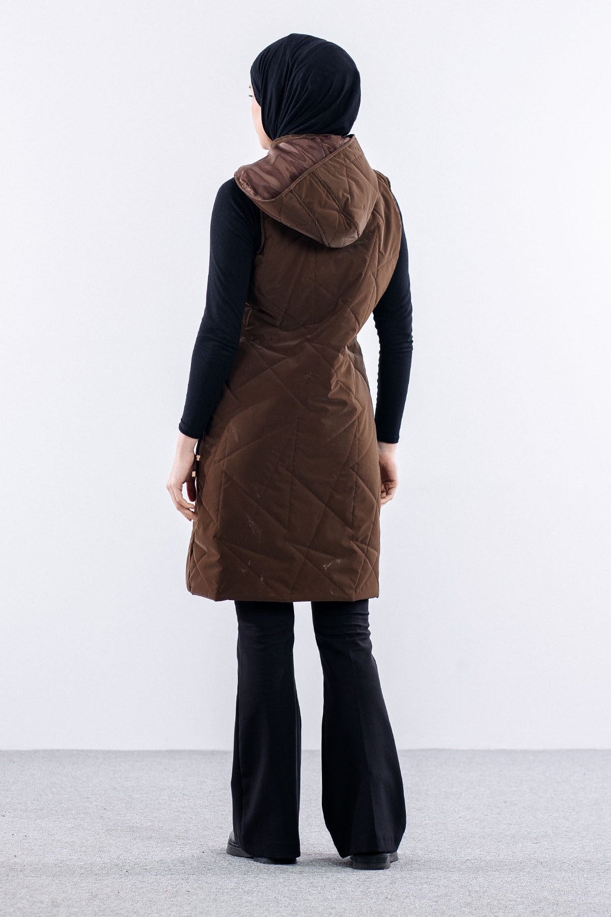 4511 şişme Yelek 40-46 - Kahve - 5