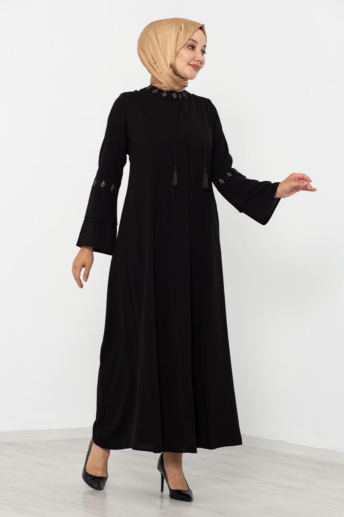 452 Ferace 44-54 Erva Petek - Siyah - 2